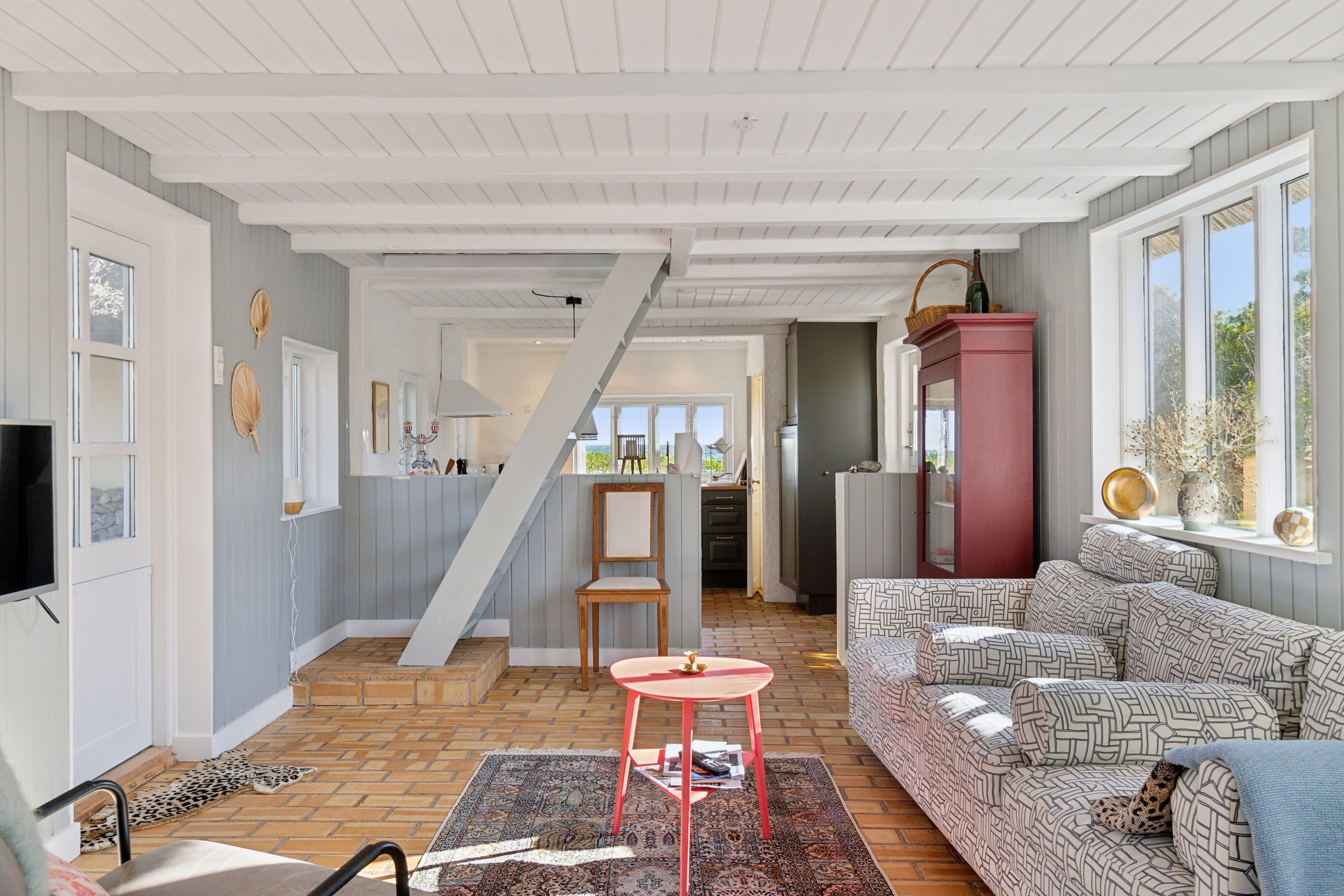 Fremhævet stue billede i fuldskærmstilstand. Billede af Klint Strandvej 19, Klint, 4500 Nykøbing Sj