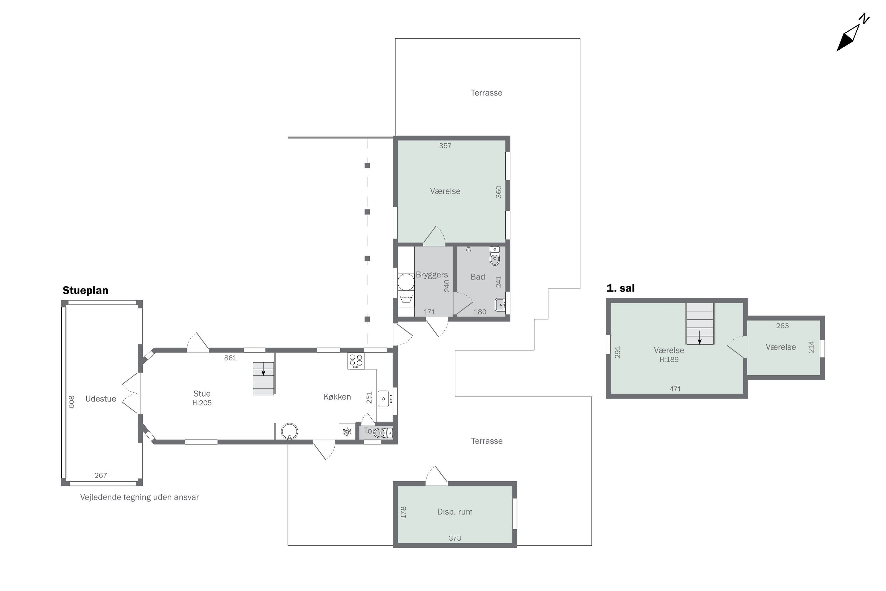 Plantegninger billede af Klint Strandvej 19, Klint, 4500 Nykøbing Sj