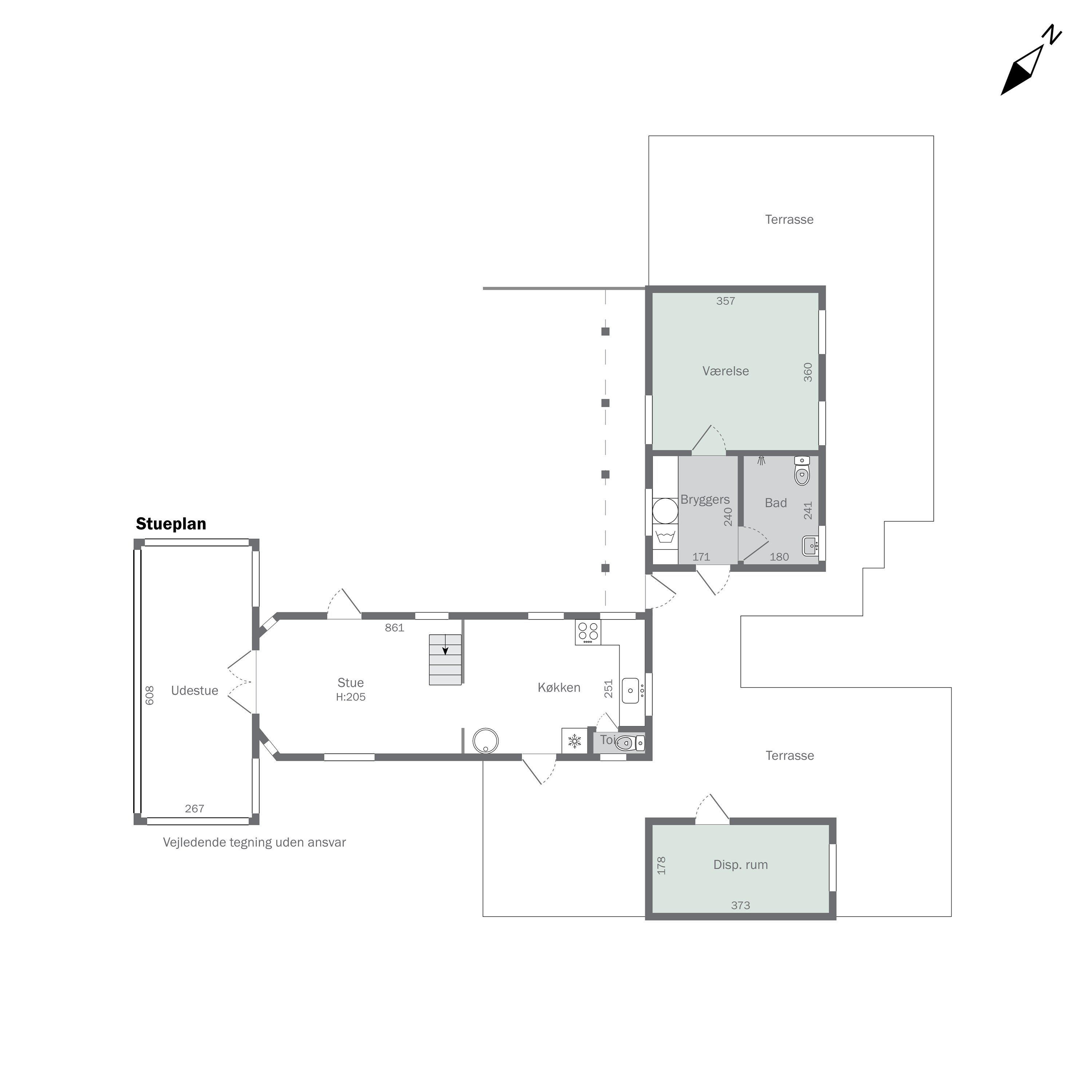 Plantegninger billede af Klint Strandvej 19, Klint, 4500 Nykøbing Sj