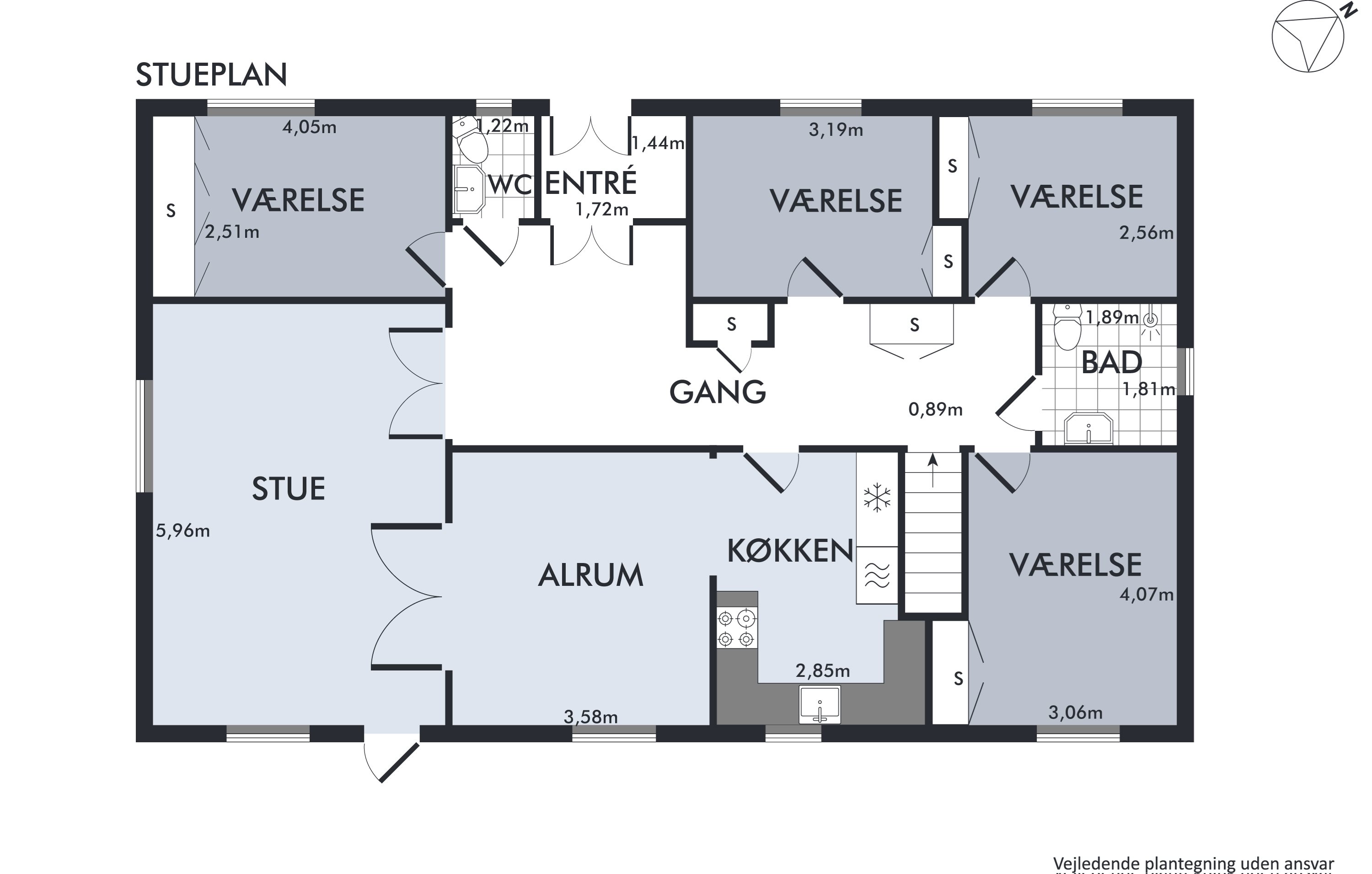 Plantegninger billede af Brunmosevej 12, Pindstrup, 8550 Ryomgård