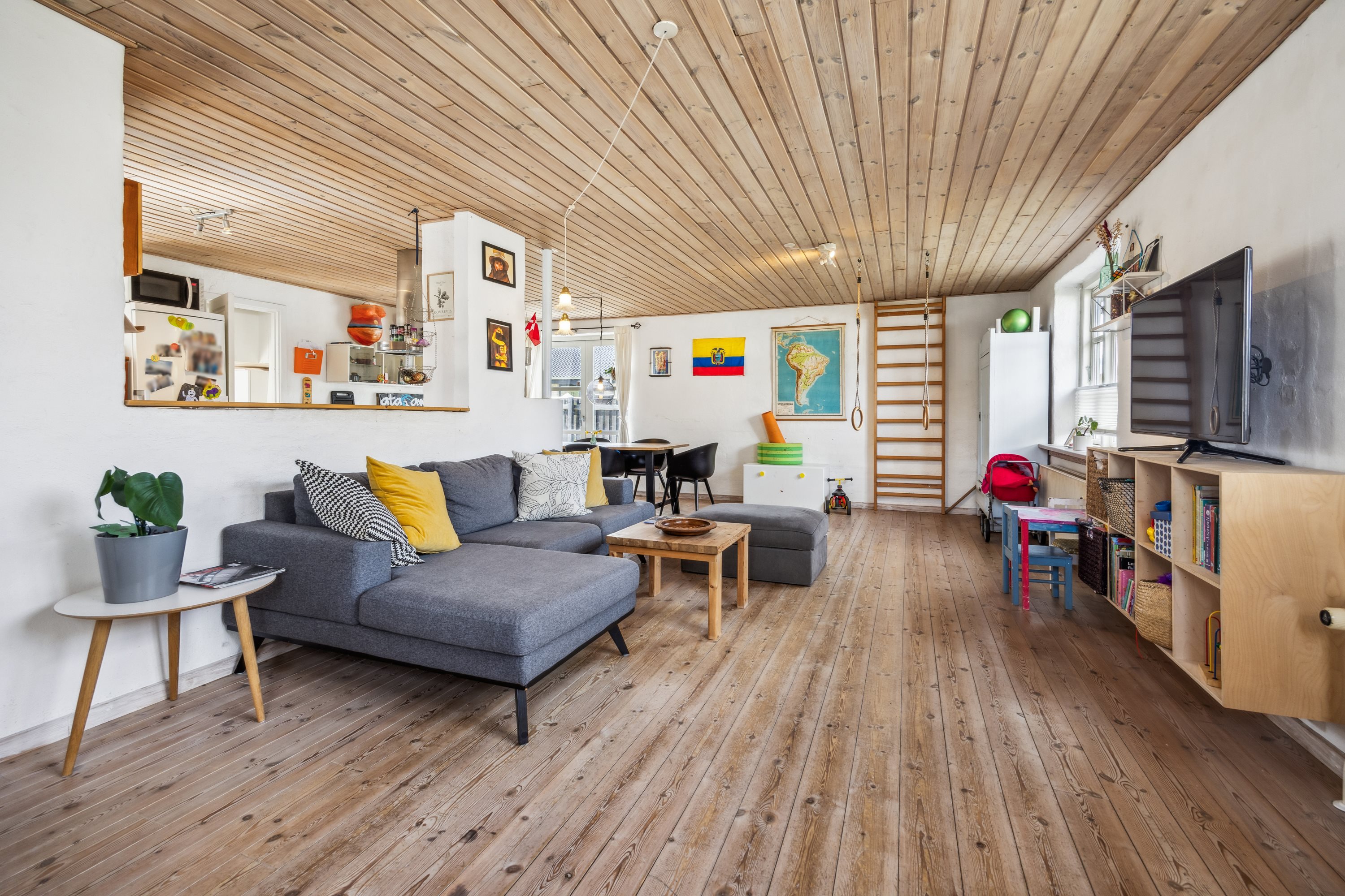 Fremhævet stue billede i fuldskærmstilstand. Billede af Thistedvej 94, 9400 Nørresundby