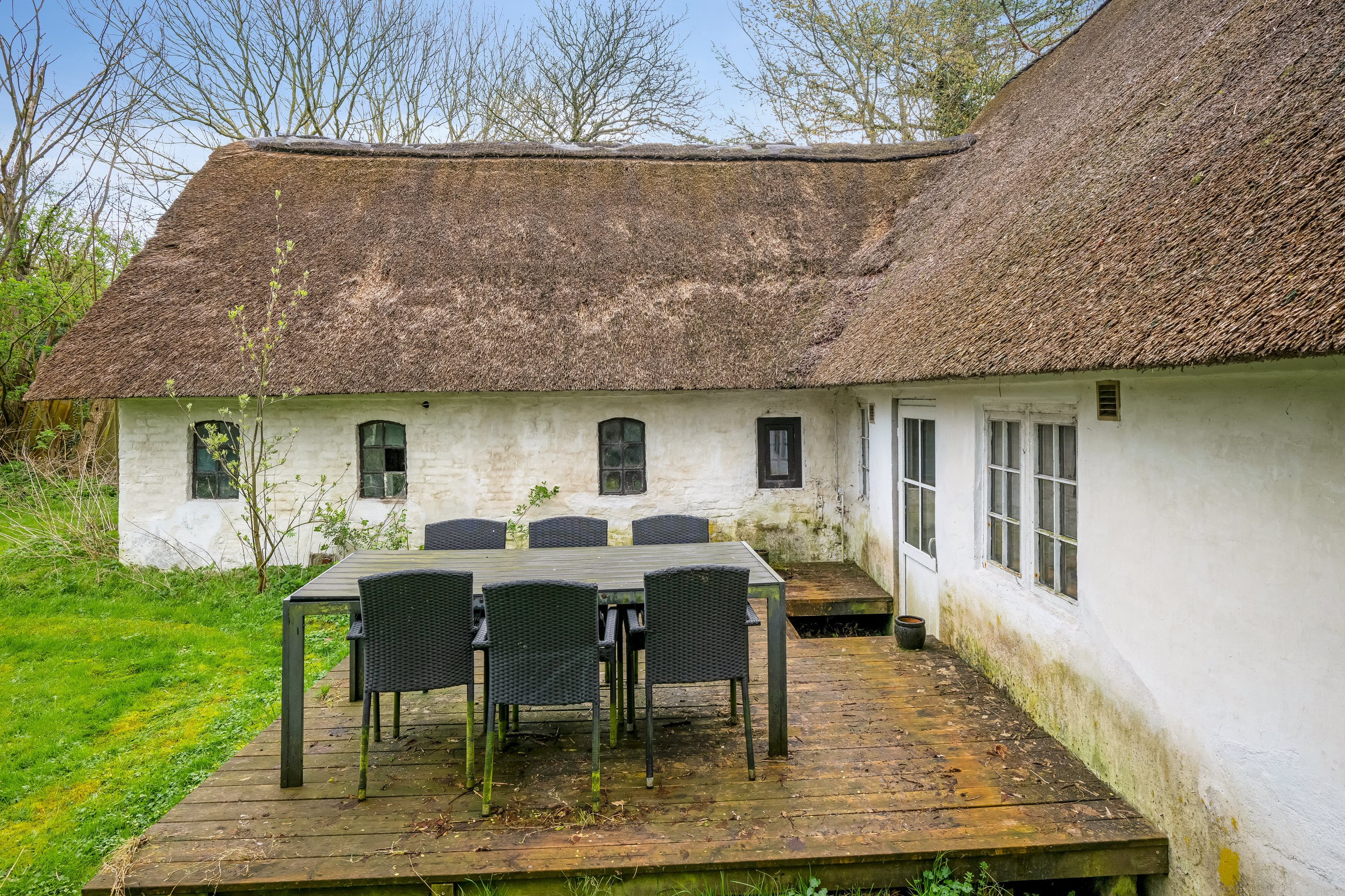 Fremhævet facade billede i fuldskærmstilstand. Billede af Byvej 53, Ballum, 6261 Bredebro