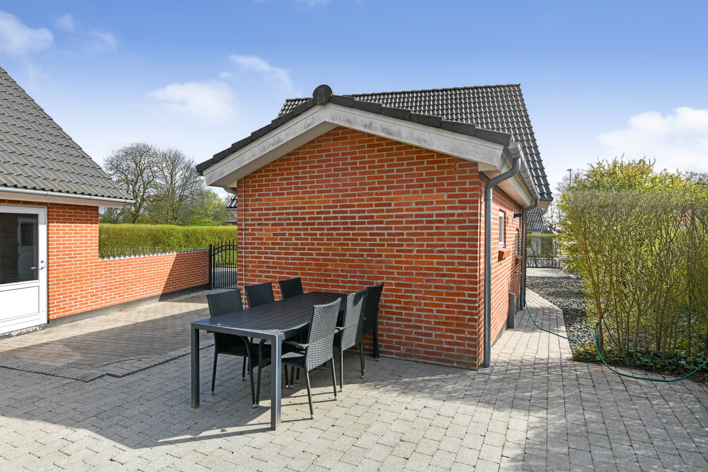 Fremhævet terrasse billede i fuldskærmstilstand. Billede af Hovborgvej 51, Tofterup, 7200 Grindsted