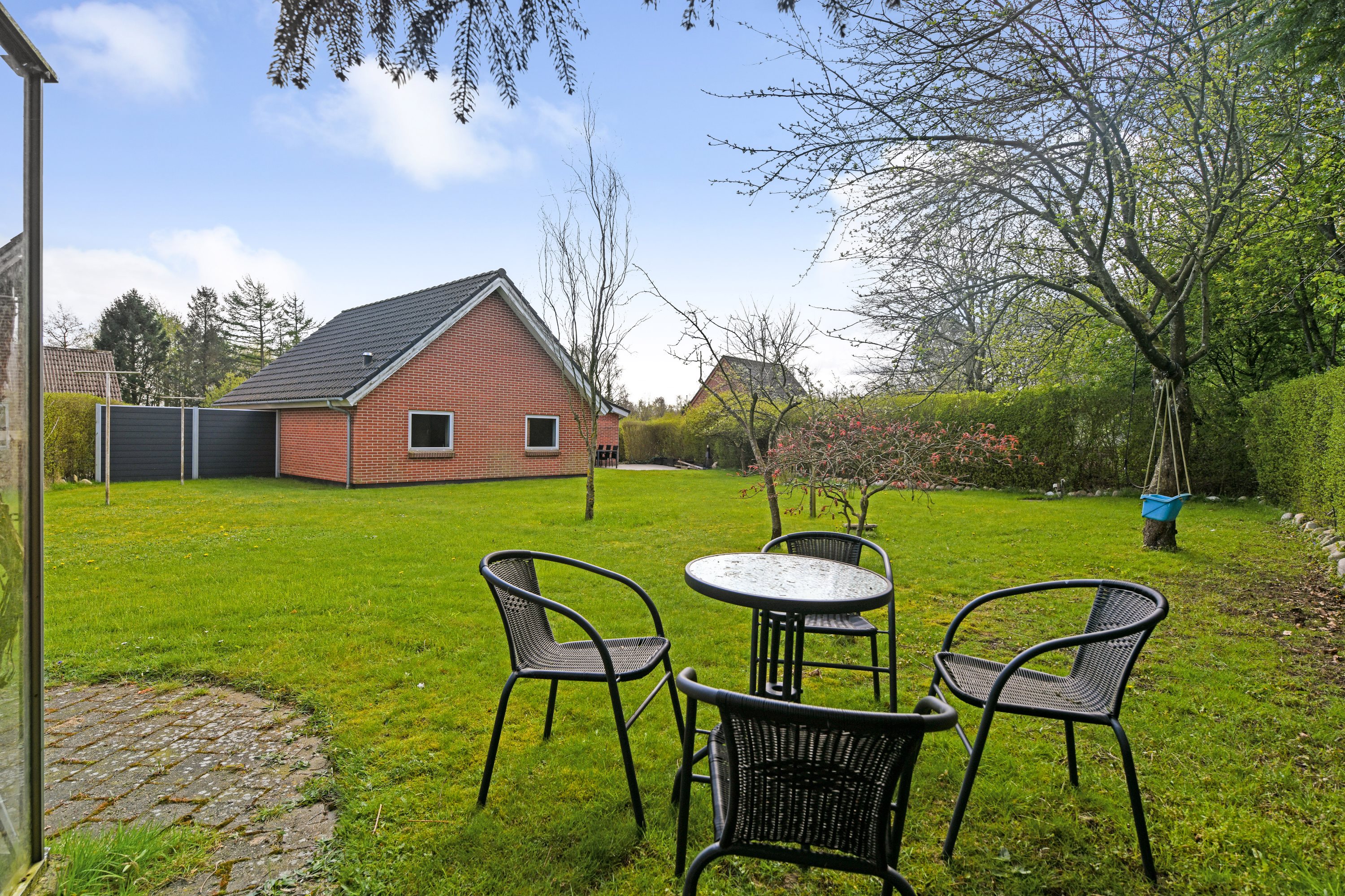 Fremhævet terrasse billede i fuldskærmstilstand. Billede af Hovborgvej 51, Tofterup, 7200 Grindsted