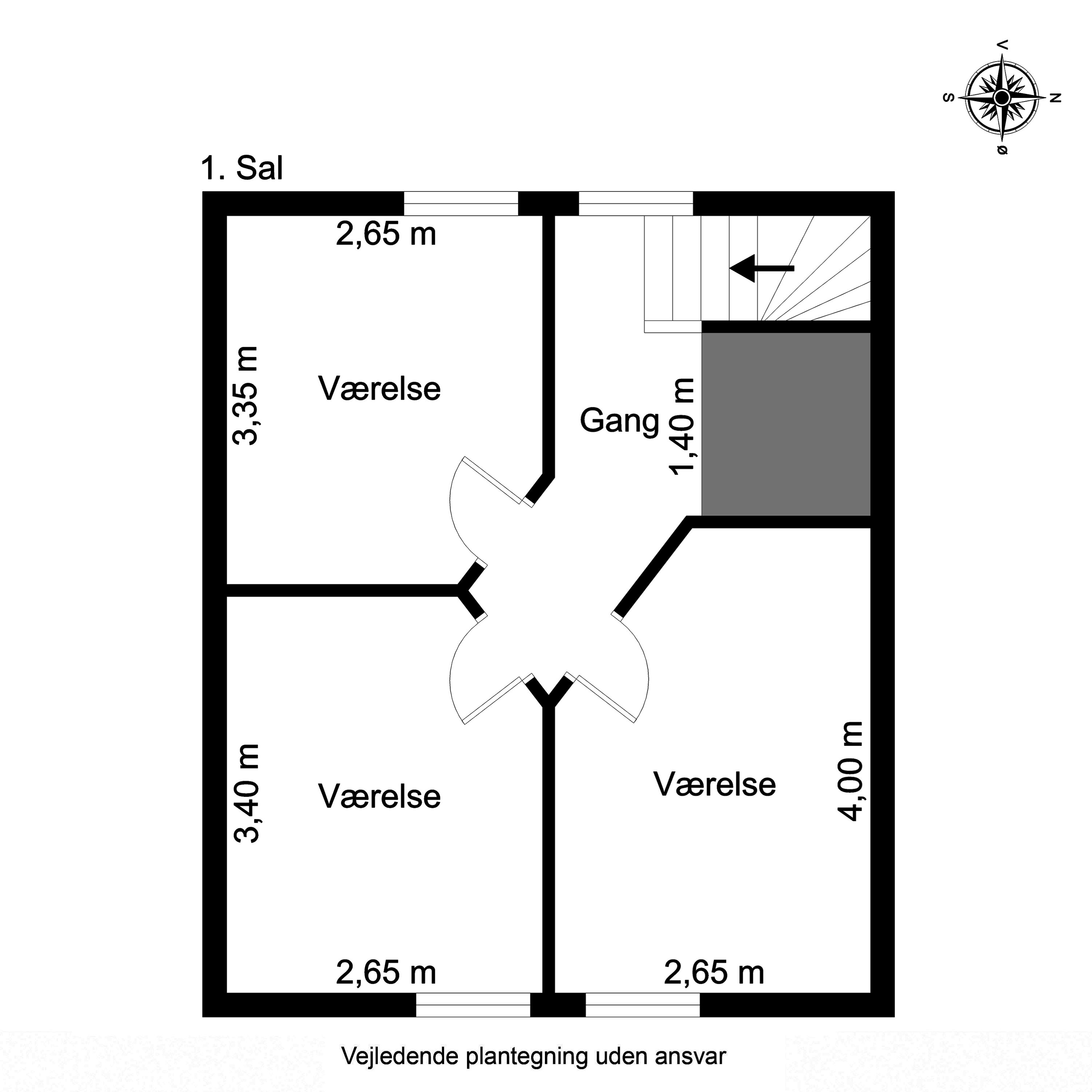 Plantegninger billede af Hovborgvej 51, Tofterup, 7200 Grindsted