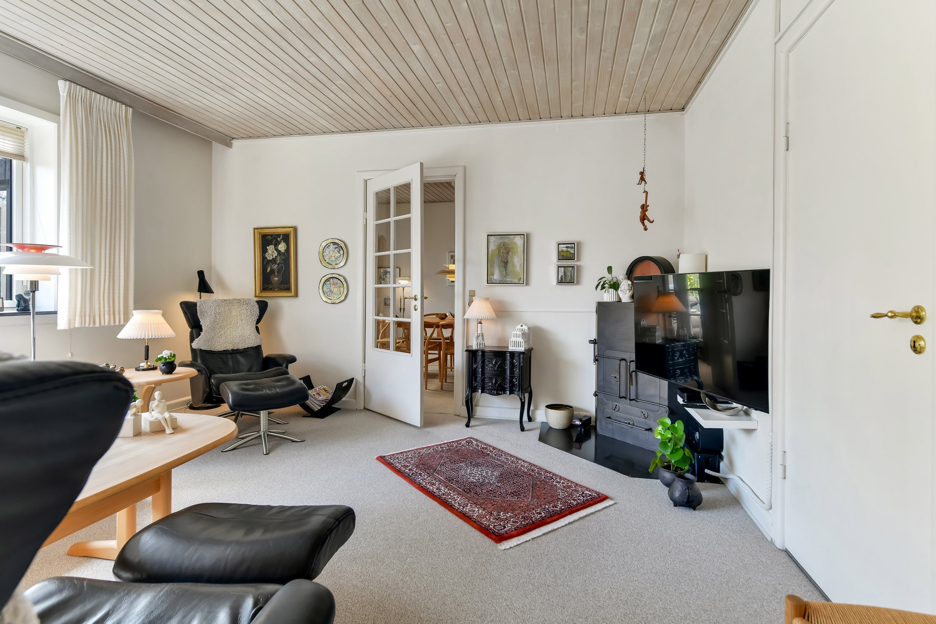 Fremhævet stue billede i fuldskærmstilstand. Billede af Østre Alle 10, 7200 Grindsted