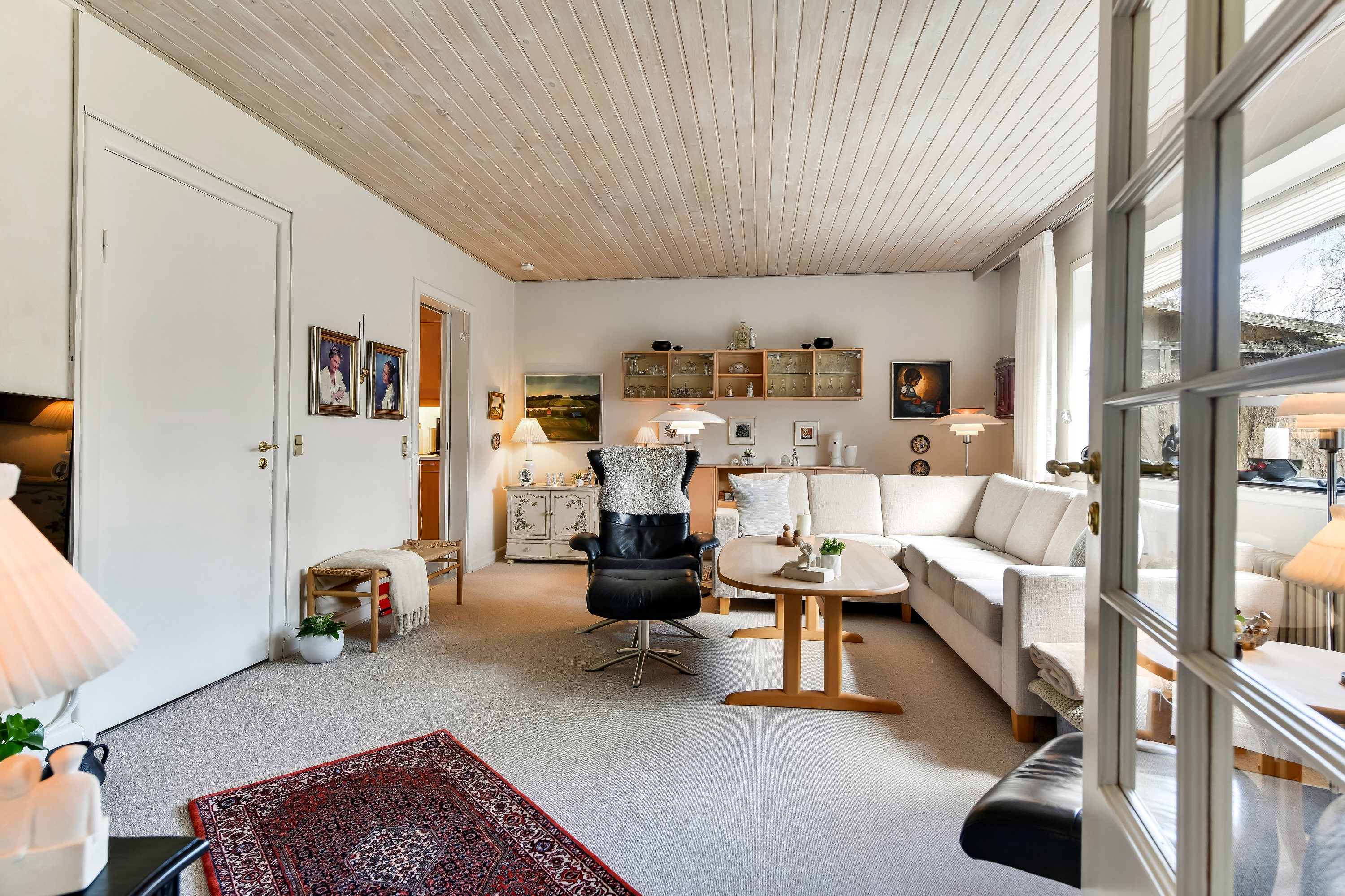 Fremhævet stue billede i fuldskærmstilstand. Billede af Østre Alle 10, 7200 Grindsted