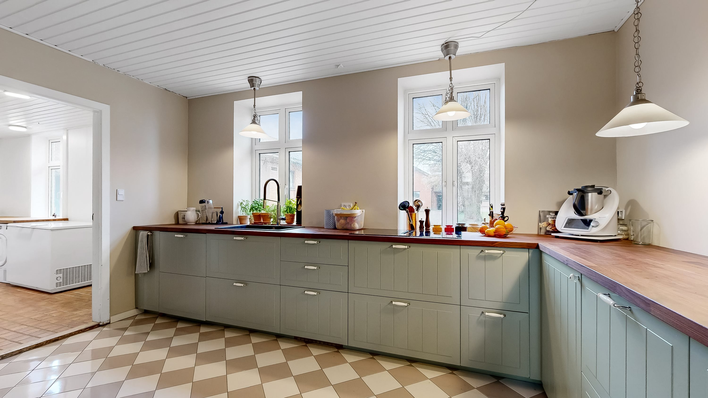 Fremhævet køkken billede i fuldskærmstilstand. Billede af Dåsbjergvej 48, Fly, 7800 Skive