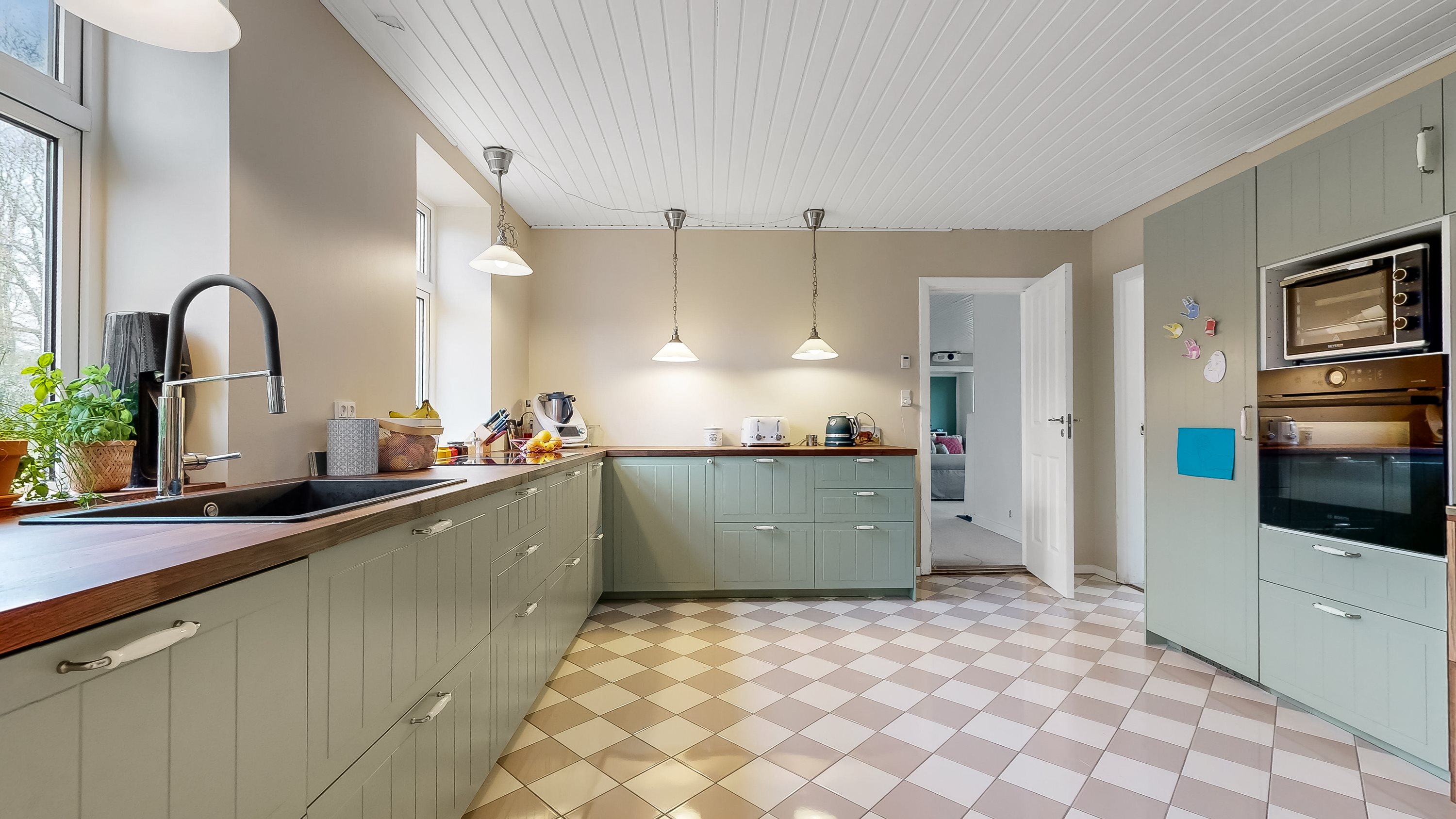 Fremhævet køkken billede i fuldskærmstilstand. Billede af Dåsbjergvej 48, Fly, 7800 Skive