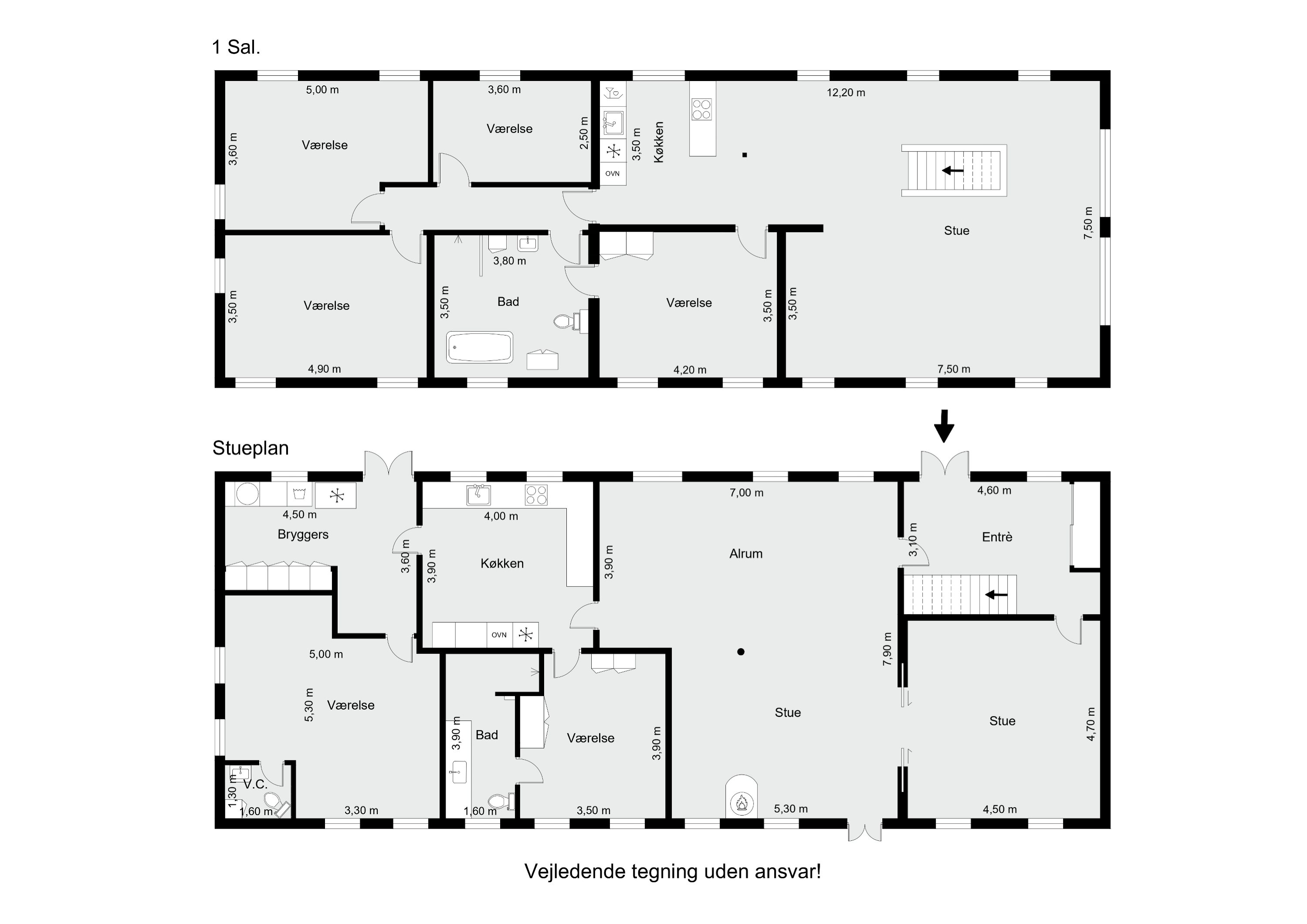 Plantegninger billede af Dåsbjergvej 48, Fly, 7800 Skive
