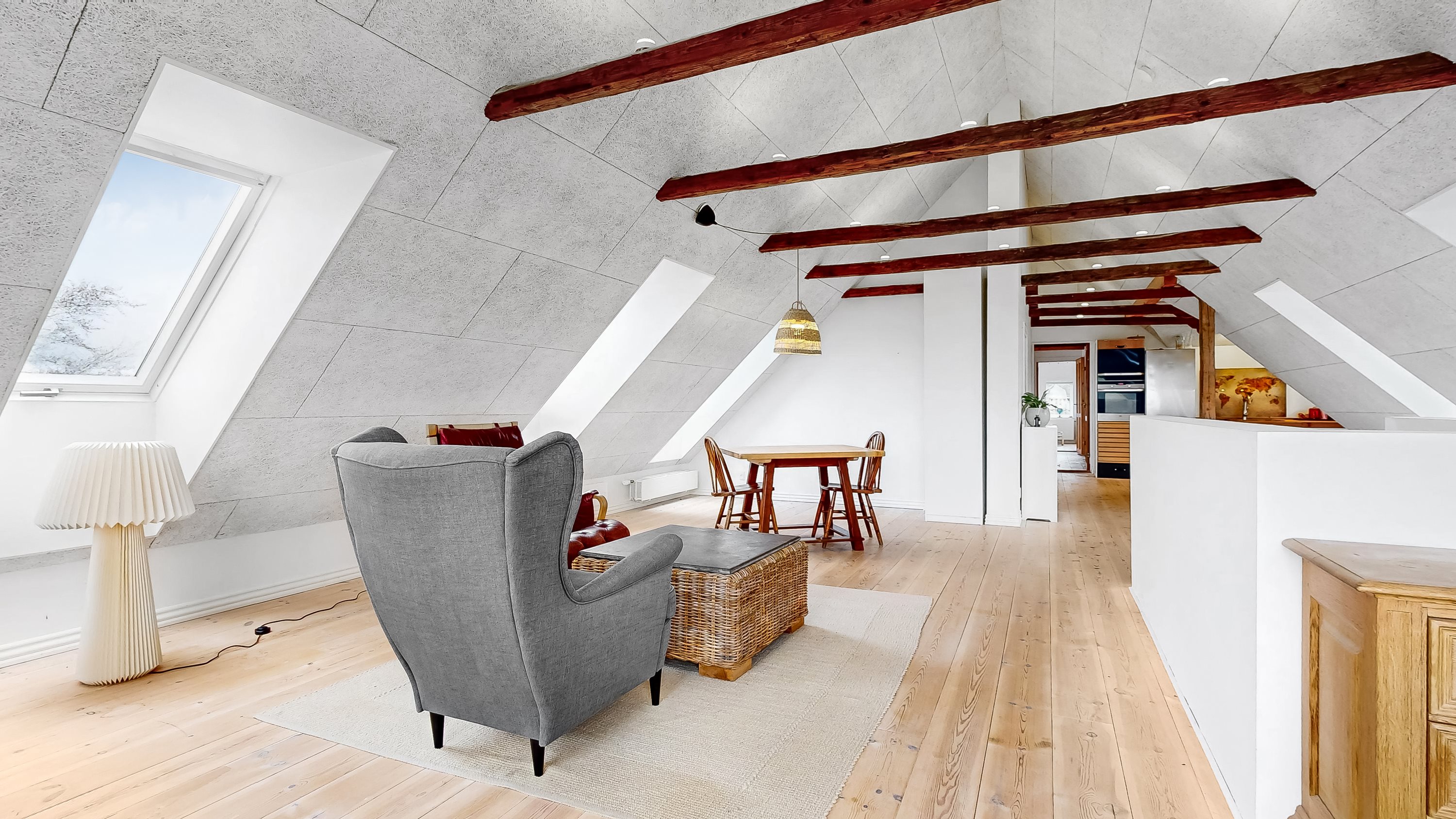 Fremhævet stue billede i fuldskærmstilstand. Billede af Dåsbjergvej 48, Fly, 7800 Skive