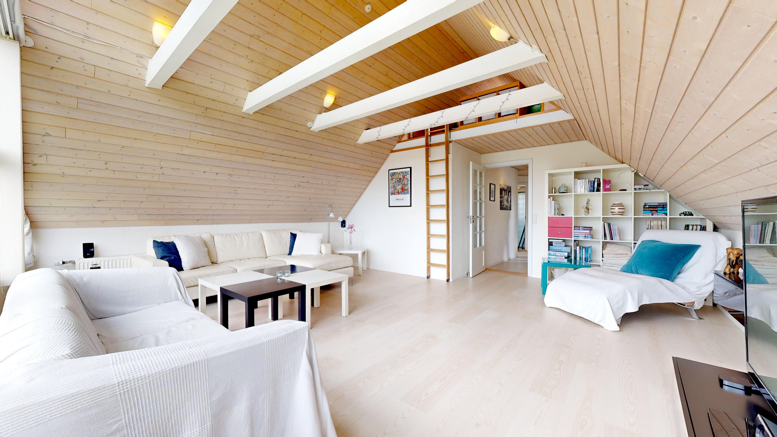 Fremhævet stue billede i fuldskærmstilstand. Billede af Korsbakken 10, Rødding, 8830 Tjele