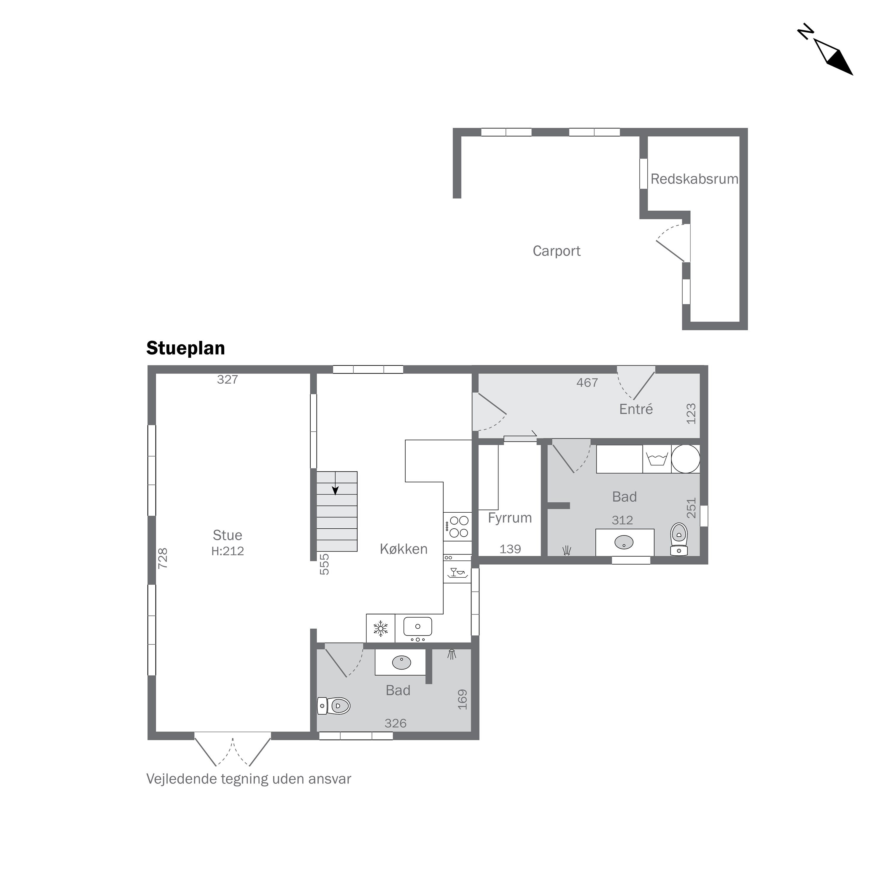 Plantegninger billede af Gerskov Bygade 19, Gerskov, 5450 Otterup