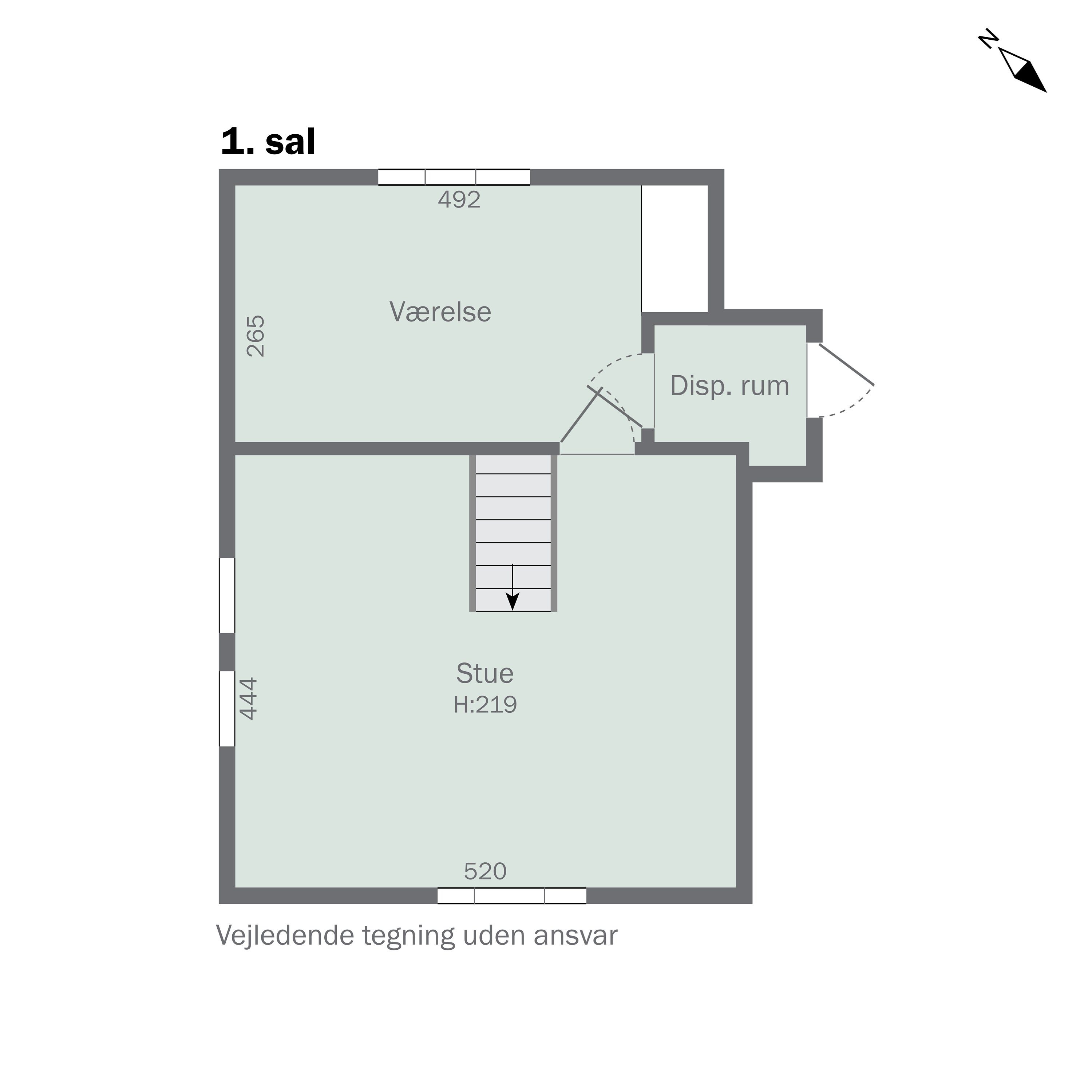 Plantegninger billede af Gerskov Bygade 19, Gerskov, 5450 Otterup