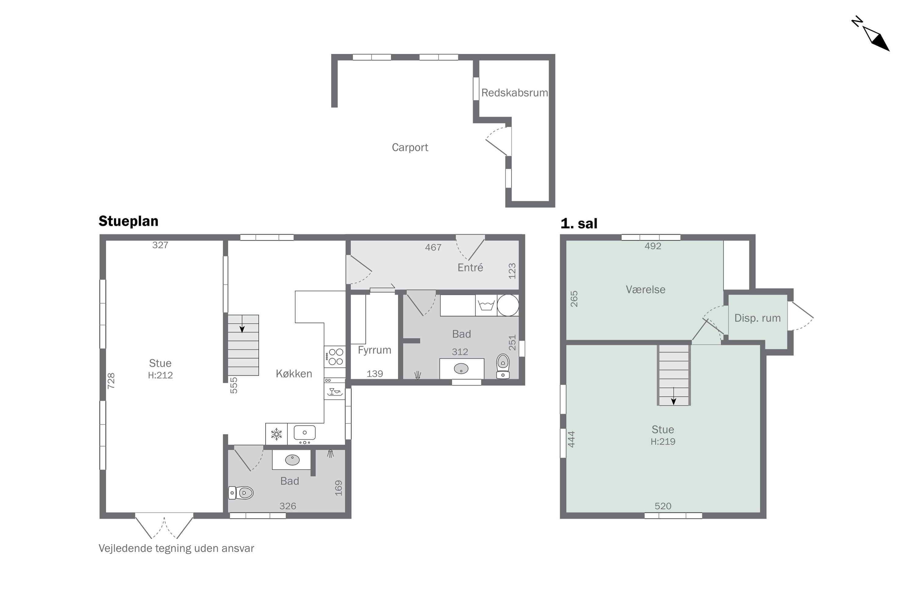 Plantegninger billede af Gerskov Bygade 19, Gerskov, 5450 Otterup