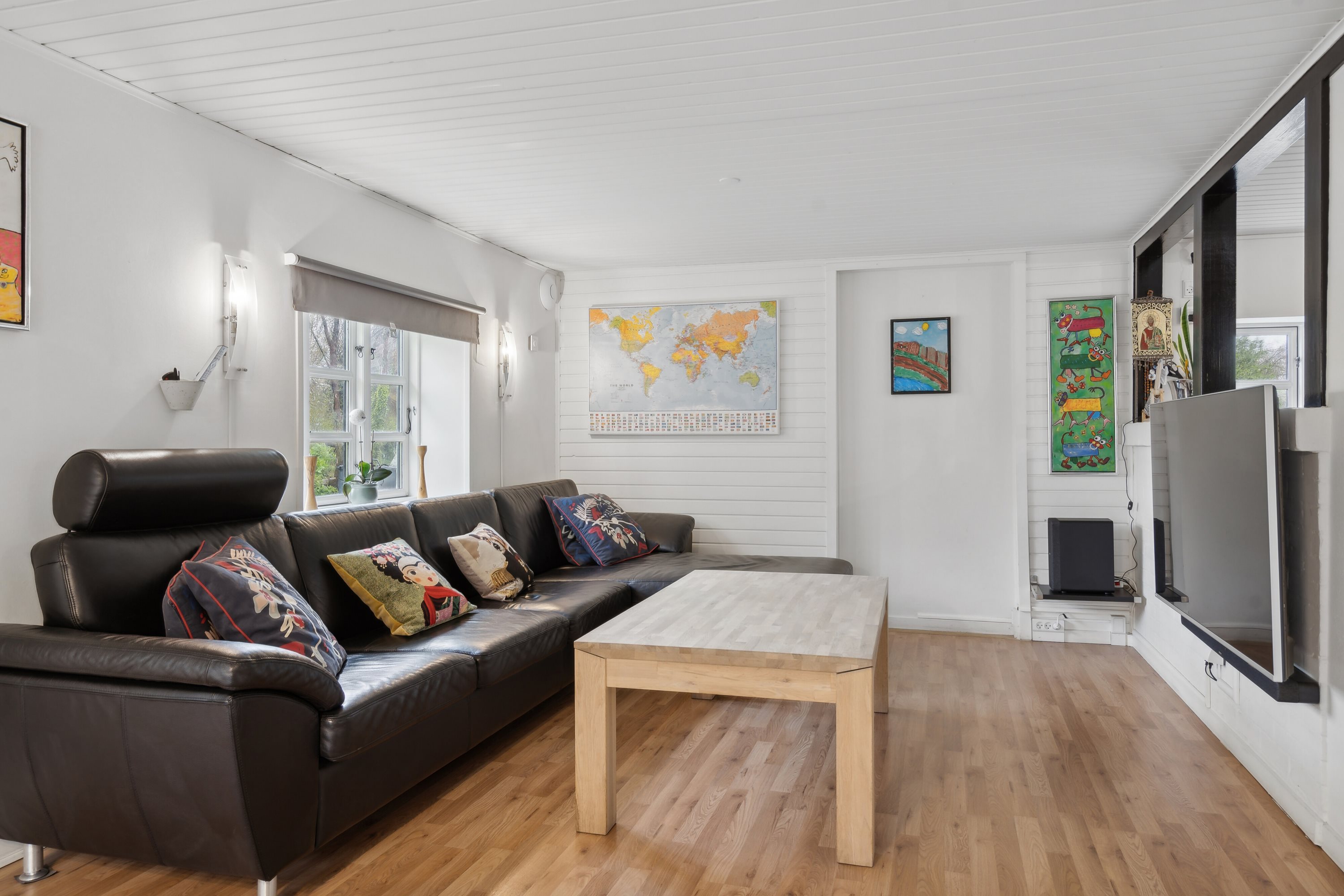 Fremhævet stue billede i fuldskærmstilstand. Billede af Gerskov Bygade 19, Gerskov, 5450 Otterup