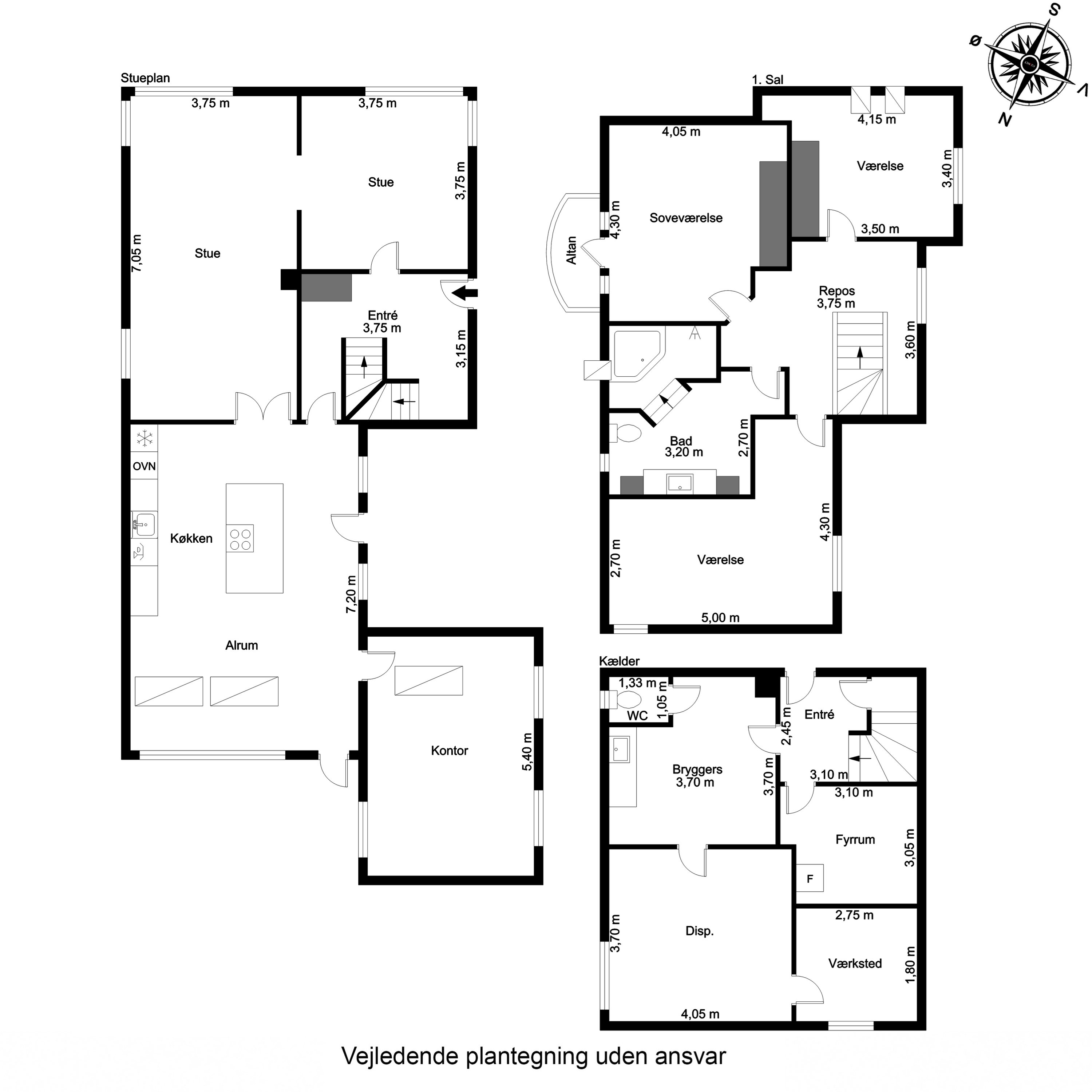 Plantegninger billede af Møllebakken 66, 5690 Tommerup