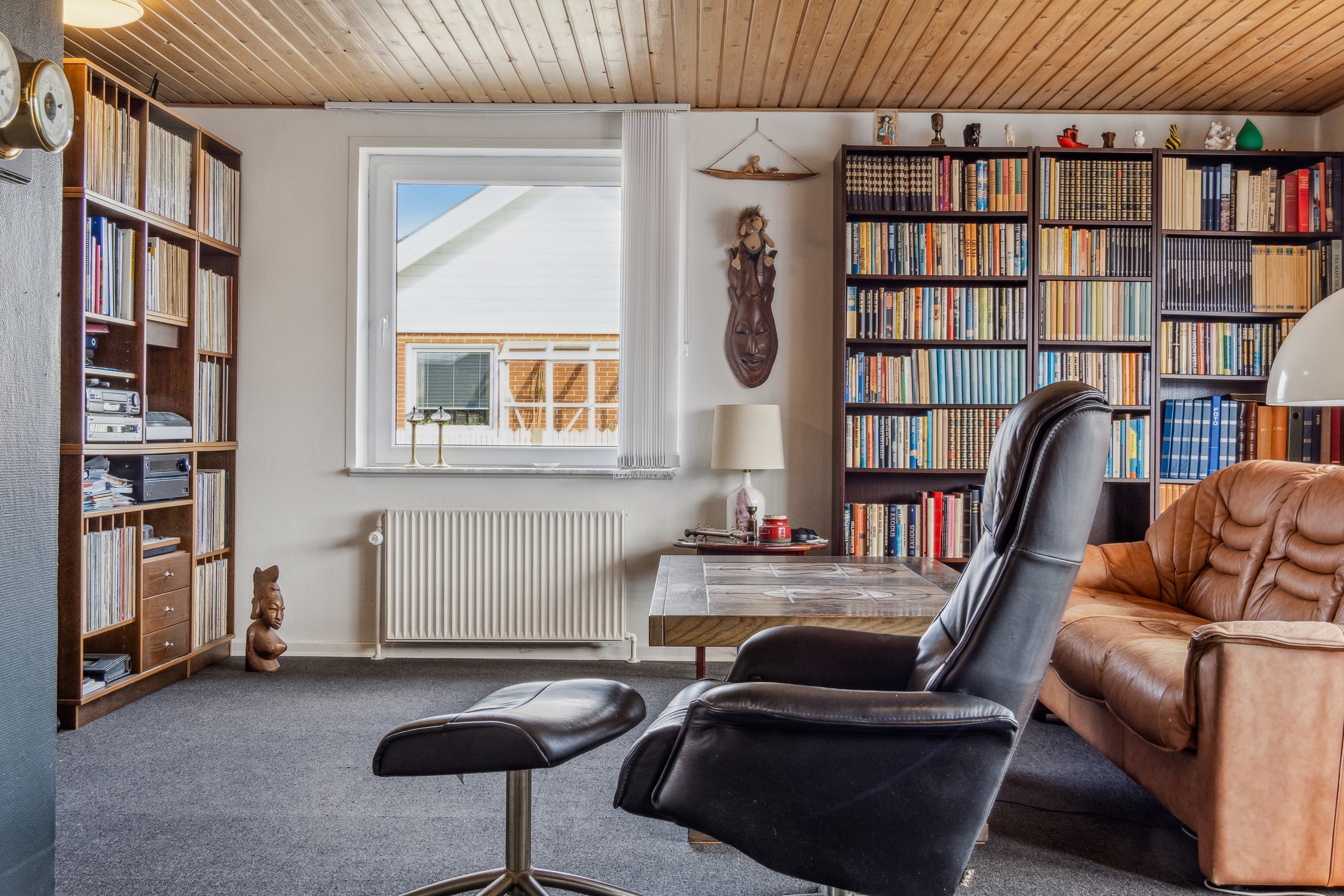 Fremhævet stue billede i fuldskærmstilstand. Billede af Gyvelvænget 169, 7730 Hanstholm