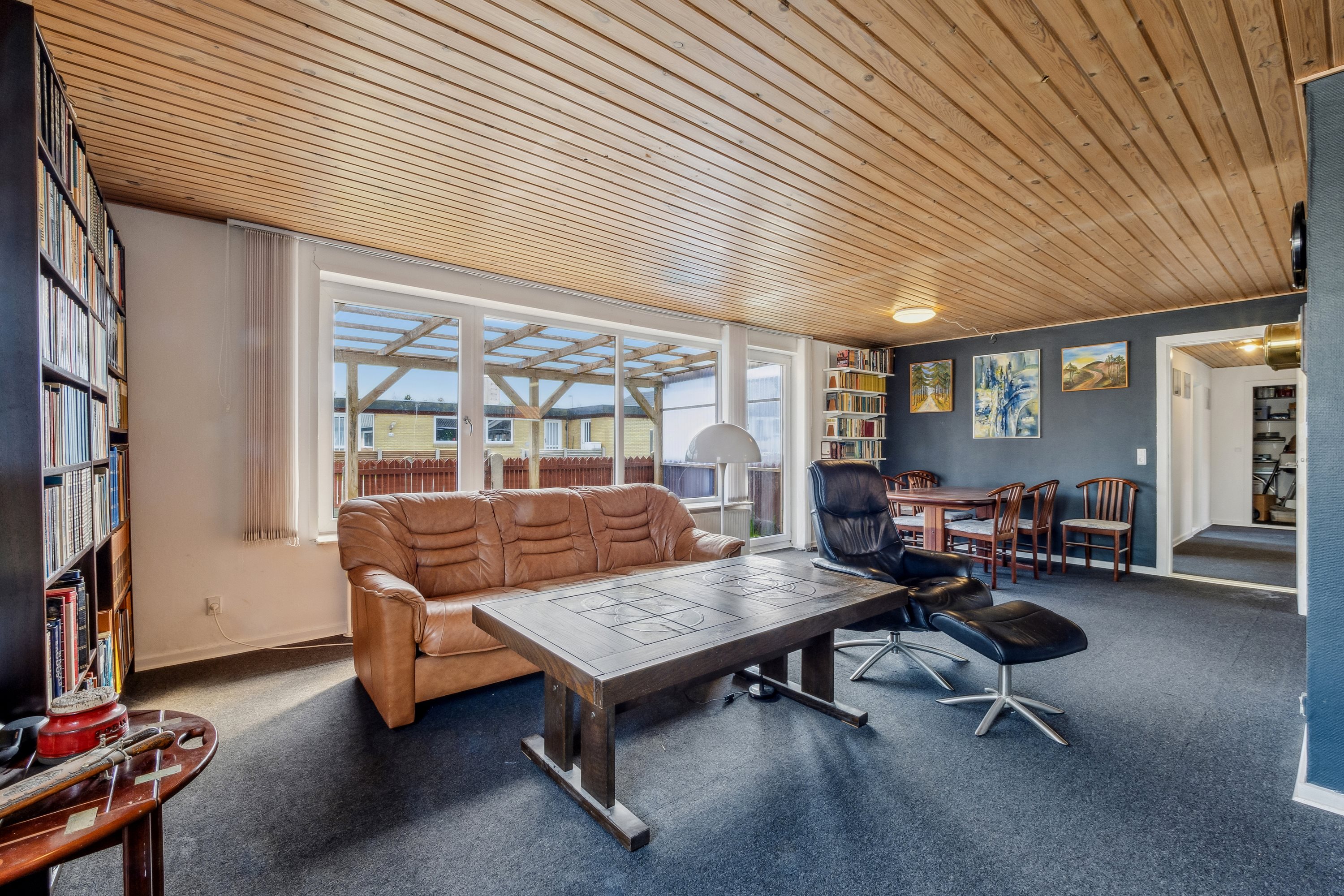 Fremhævet stue billede i fuldskærmstilstand. Billede af Gyvelvænget 169, 7730 Hanstholm