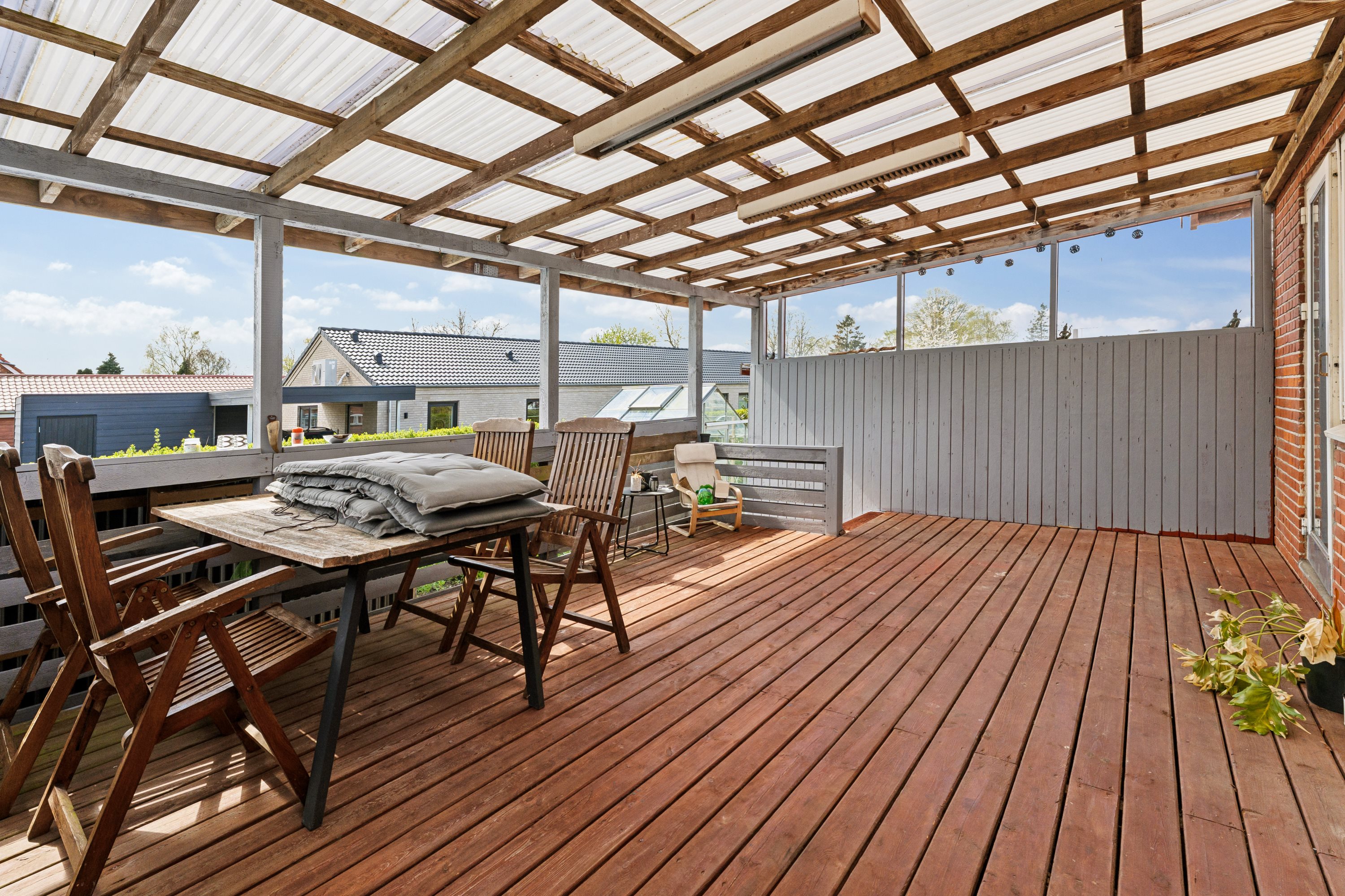 Fremhævet terrasse billede i fuldskærmstilstand. Billede af Skibelundvej 32, 8850 Bjerringbro