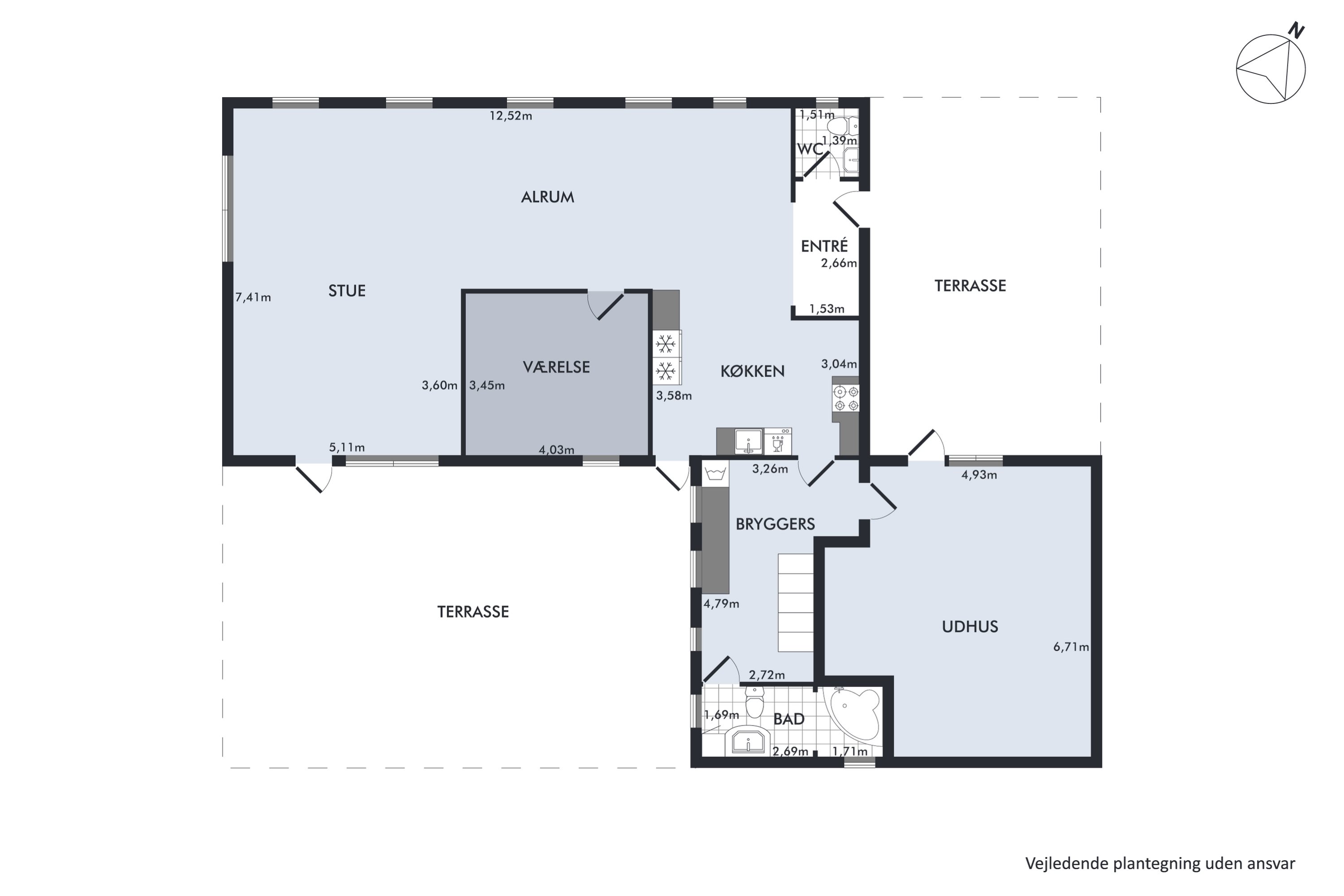 Plantegninger billede af Lystrupvej 10, Lystrup, 8961 Allingåbro