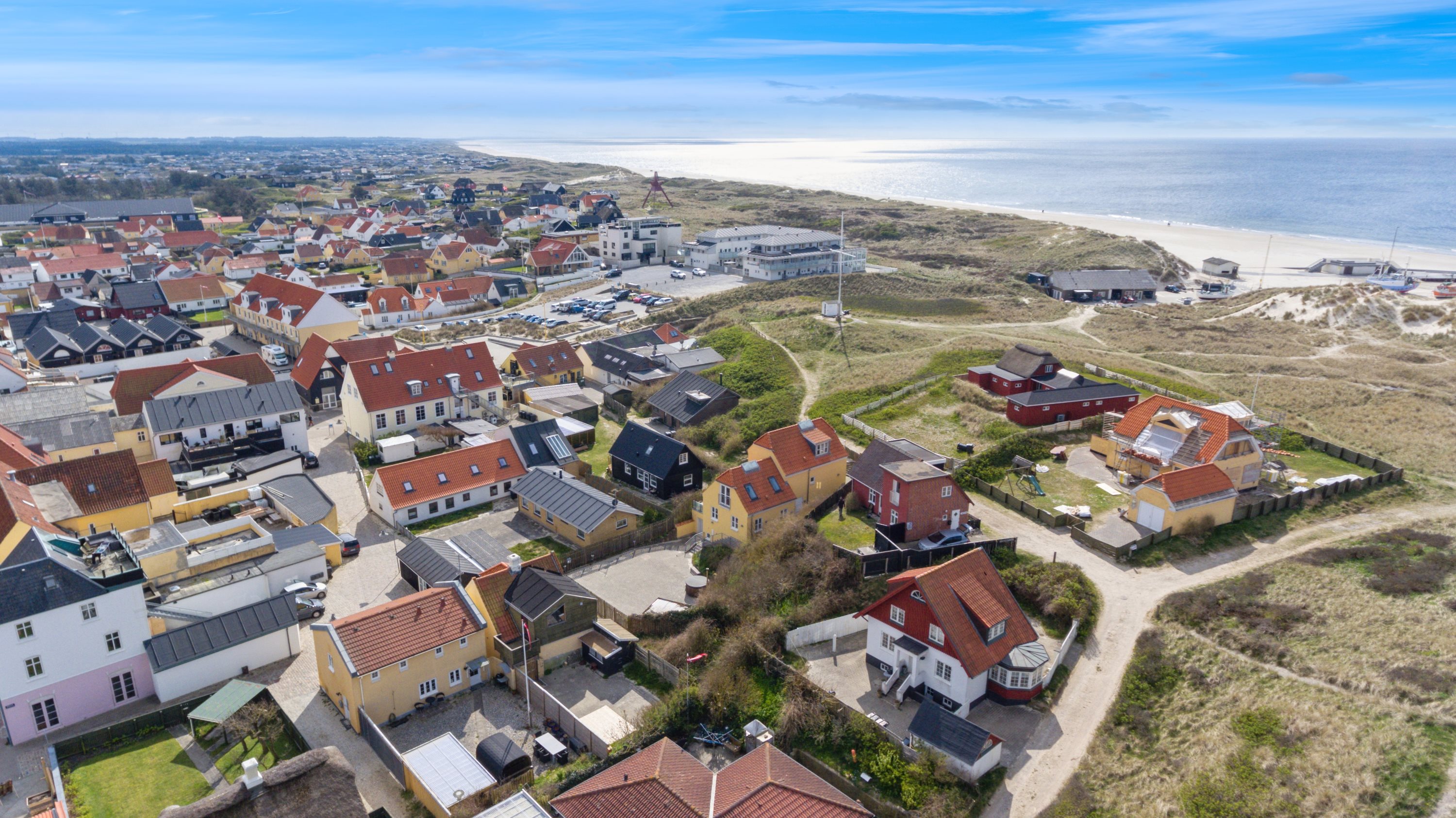 Fremhævet luftfoto billede i fuldskærmstilstand. Billede af Klithavevej 6A, 9480 Løkken