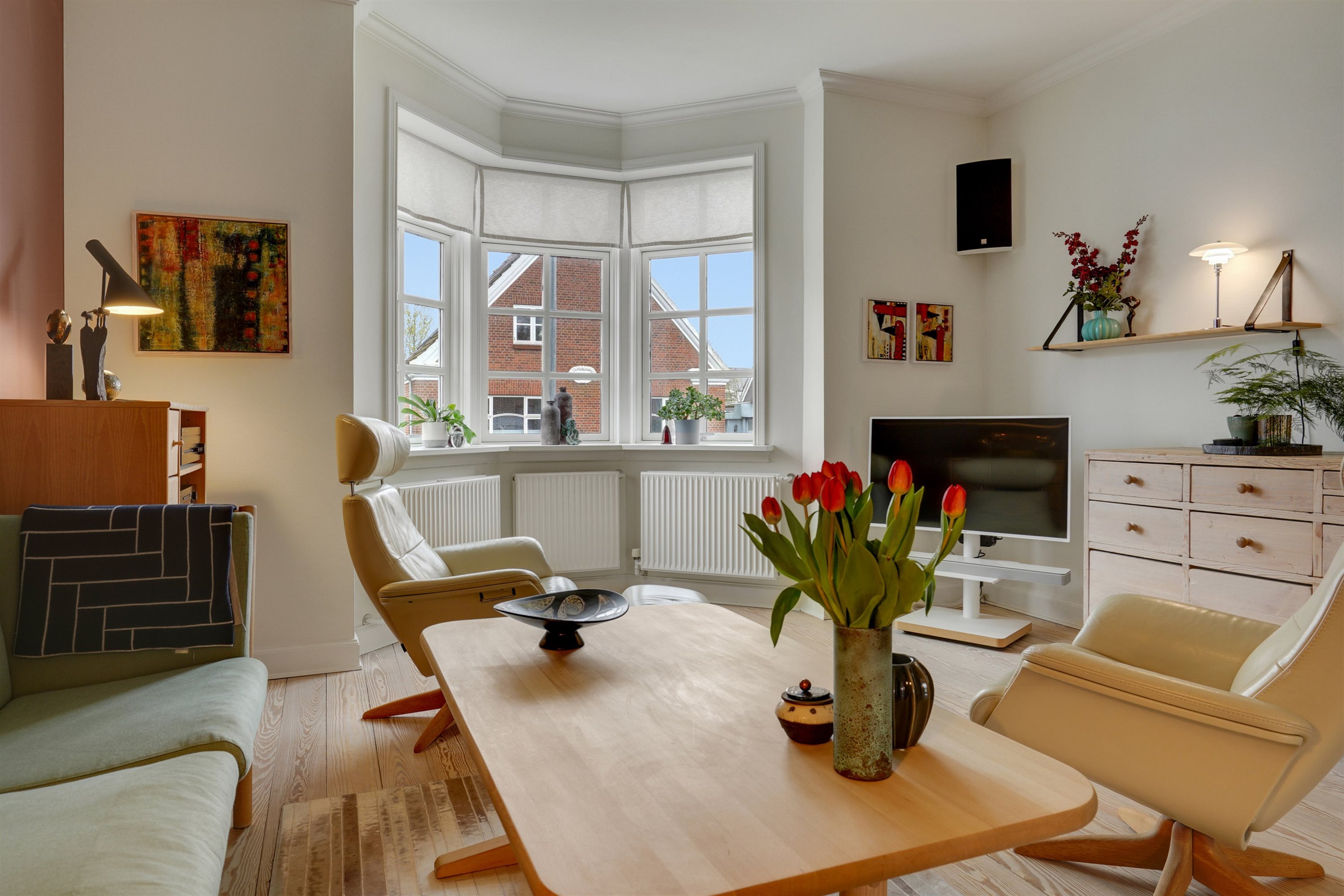 Fremhævet stue billede i fuldskærmstilstand. Billede af Elmealle 8, 6800 Varde