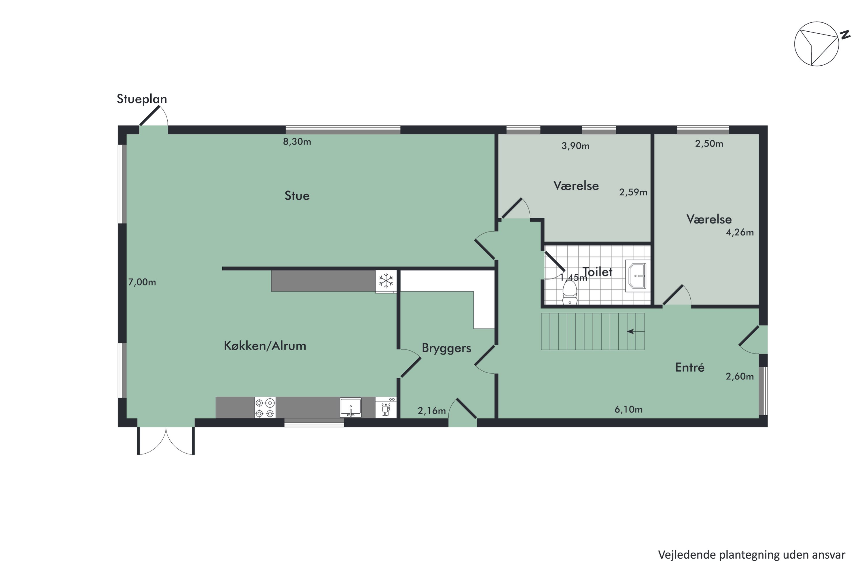 Plantegninger billede af Hou Engvej 46, Hou, 9370 Hals