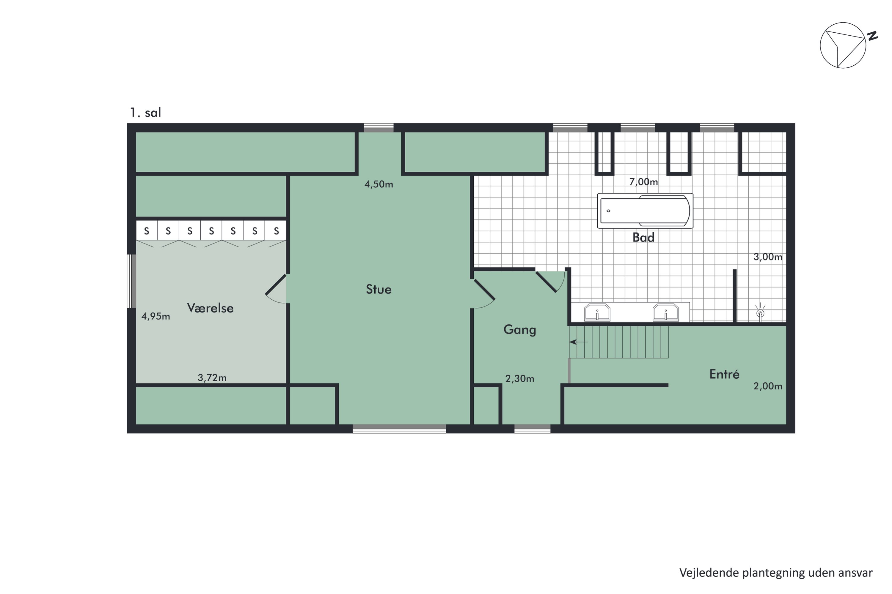 Plantegninger billede af Hou Engvej 46, Hou, 9370 Hals