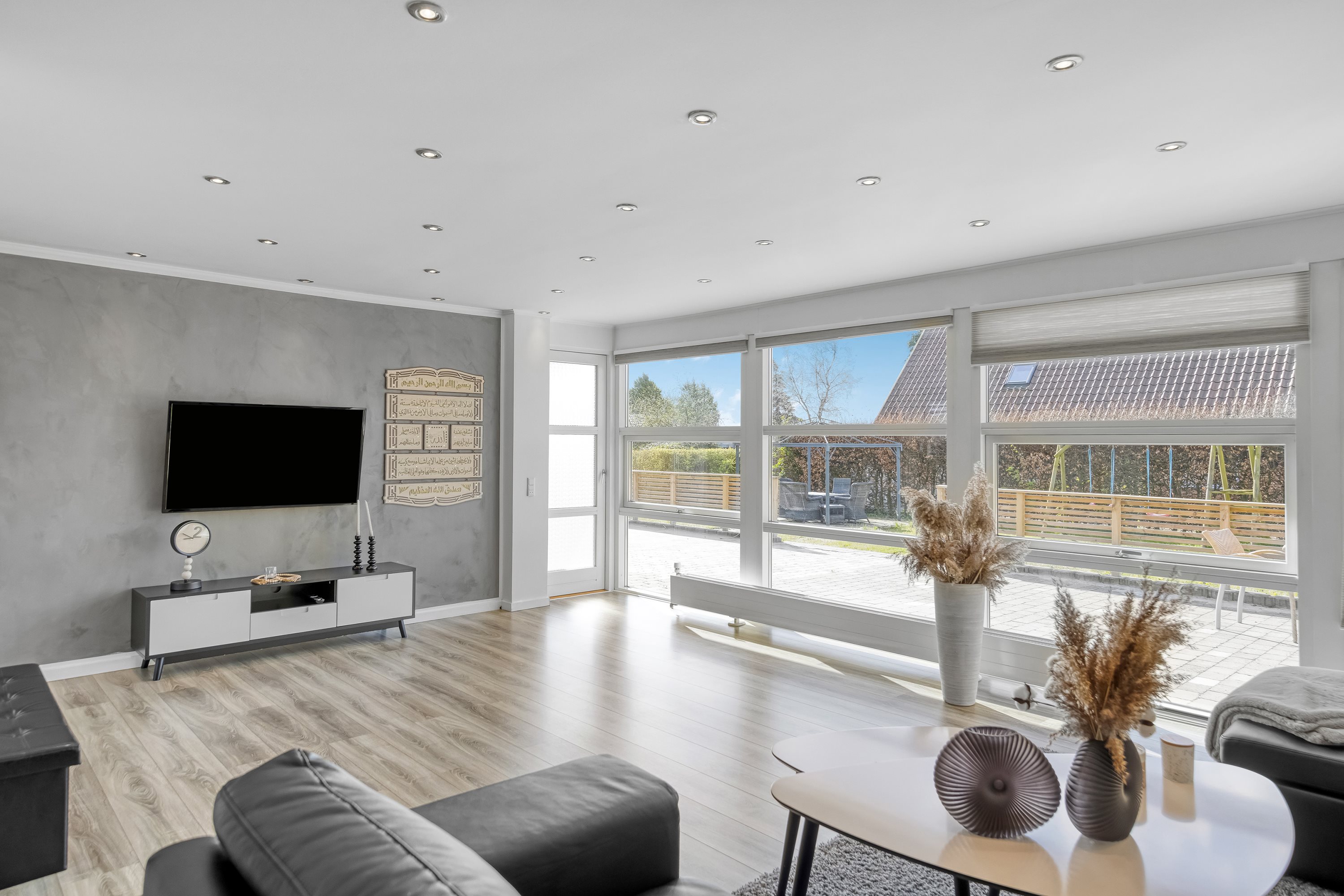 Fremhævet stue billede i fuldskærmstilstand. Billede af Halmøvænget 38, True, 8381 Tilst