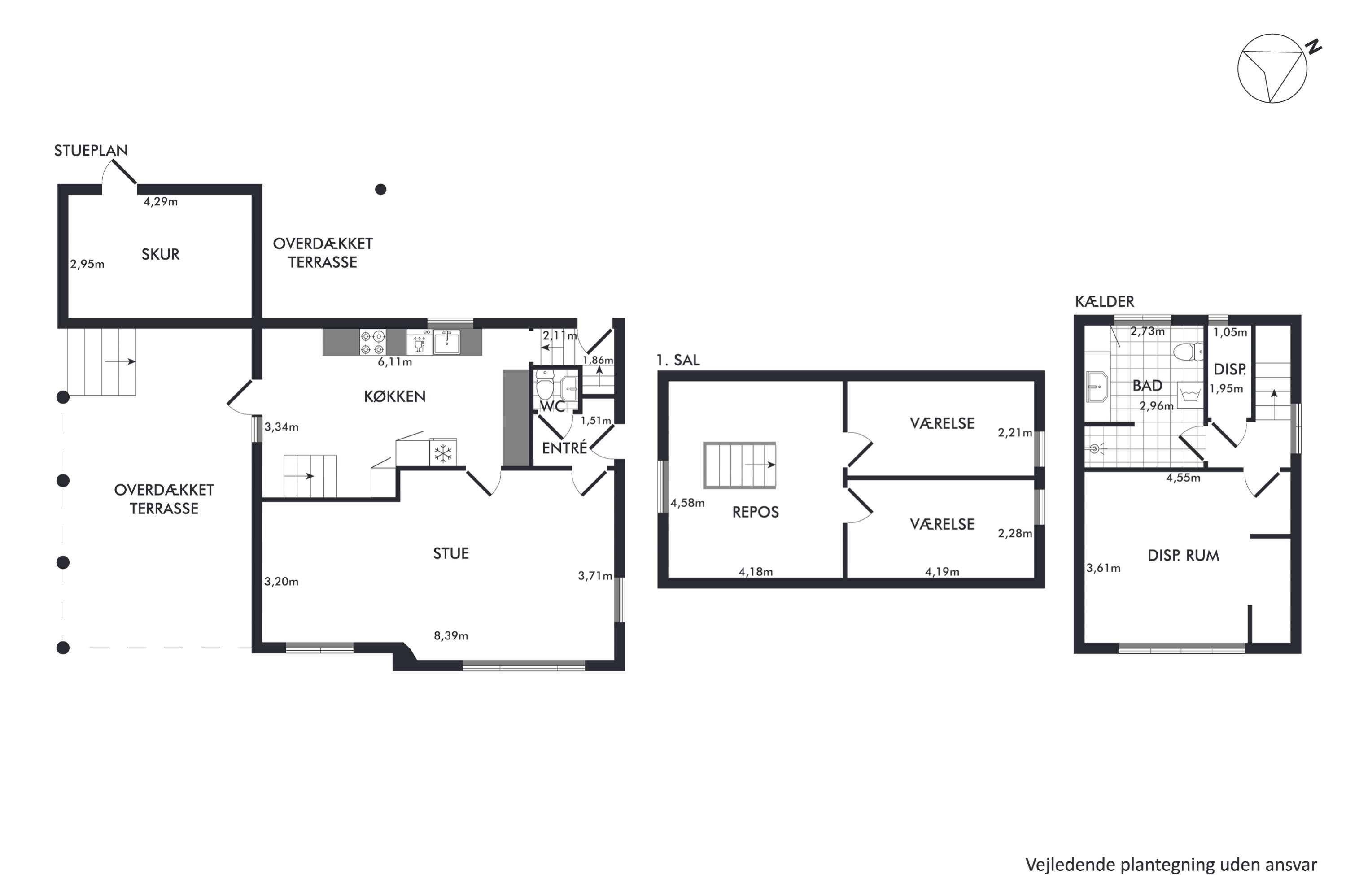 Plantegninger billede af Skibelundvej 32, 8850 Bjerringbro