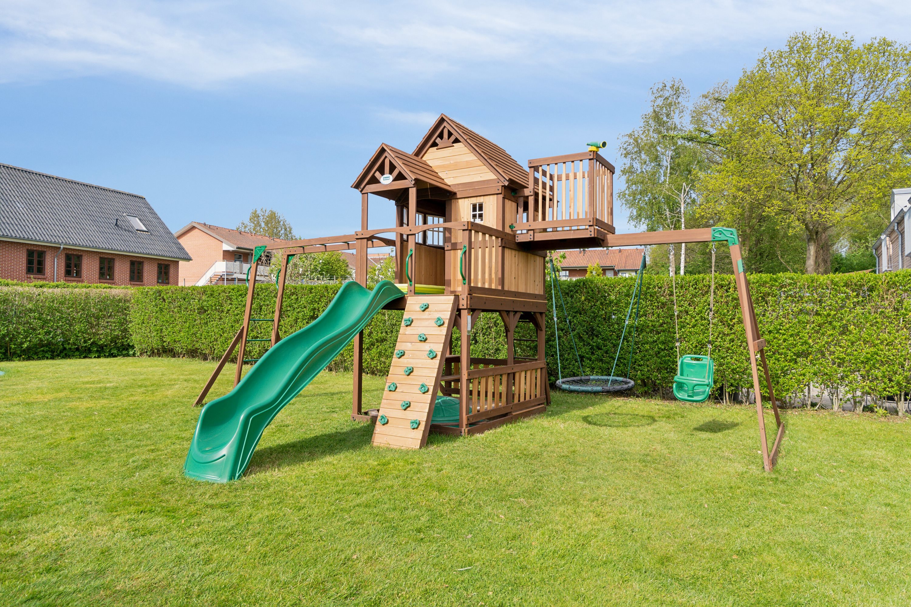 Fremhævet set fra haven billede i fuldskærmstilstand. Billede af Vibevej 1C, 5000 Odense C