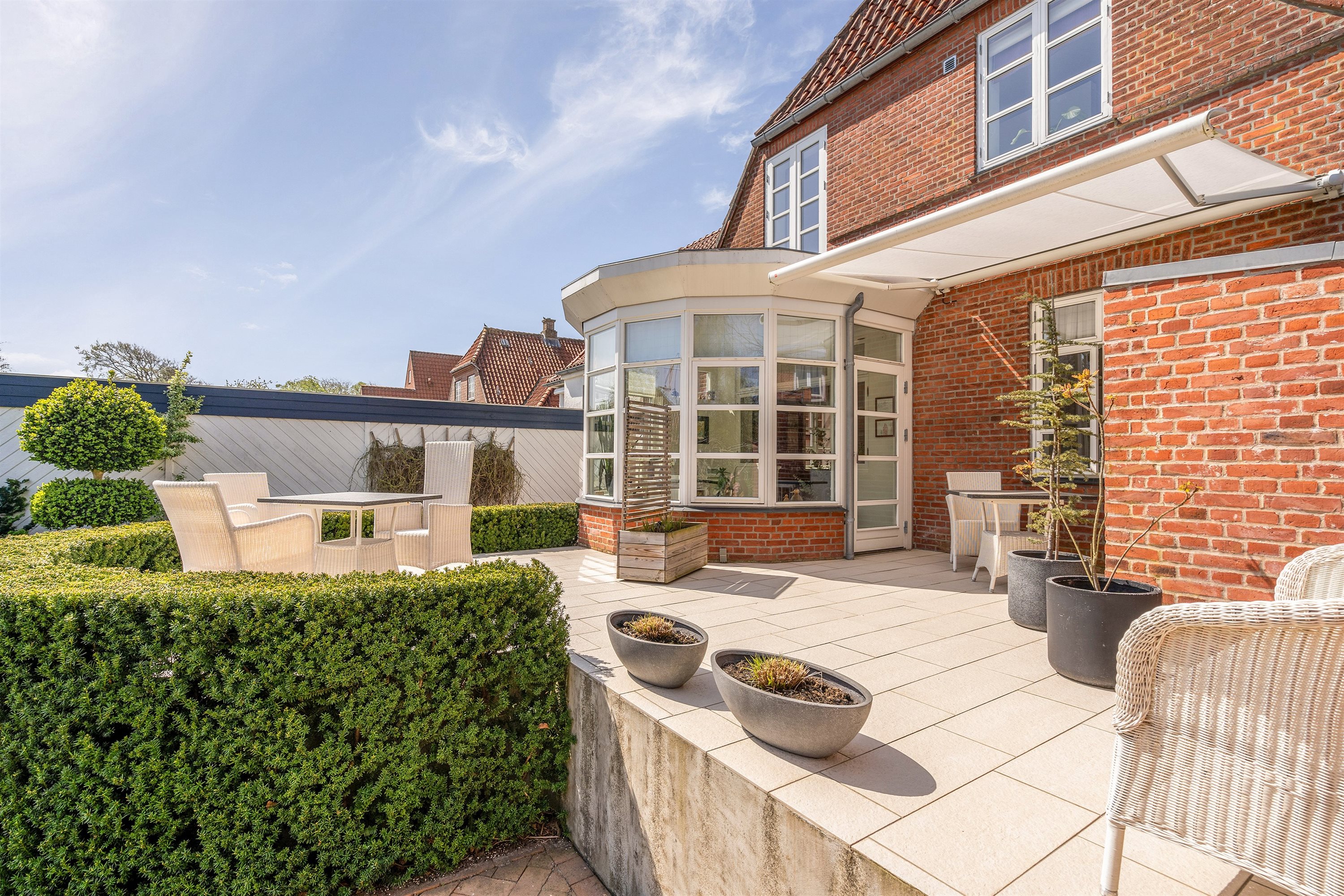 Fremhævet terrasse billede i fuldskærmstilstand. Billede af Elmealle 8, 6800 Varde