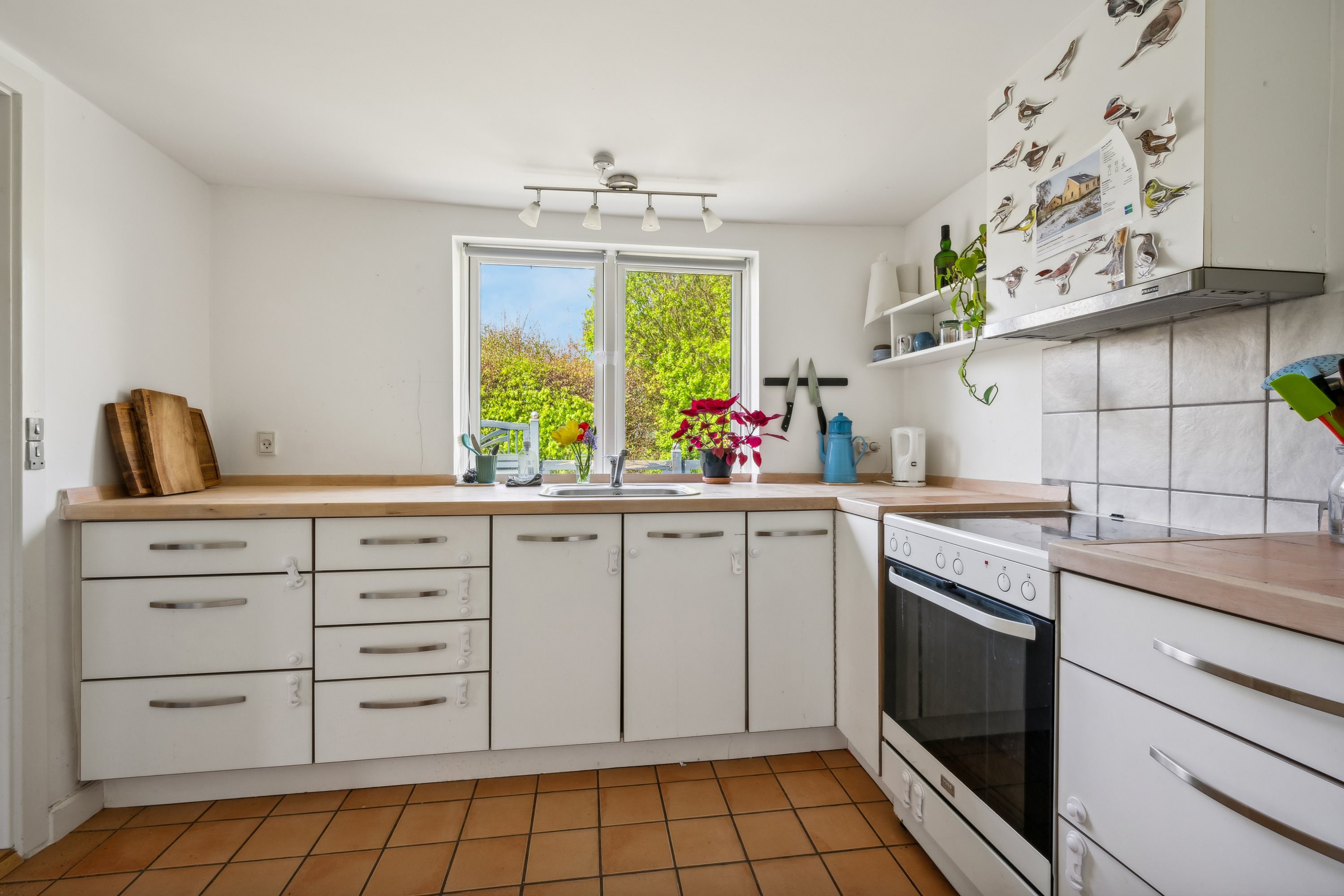 Fremhævet køkken billede i fuldskærmstilstand. Billede af Gyden 7A, Jebjerg, 8870 Langå