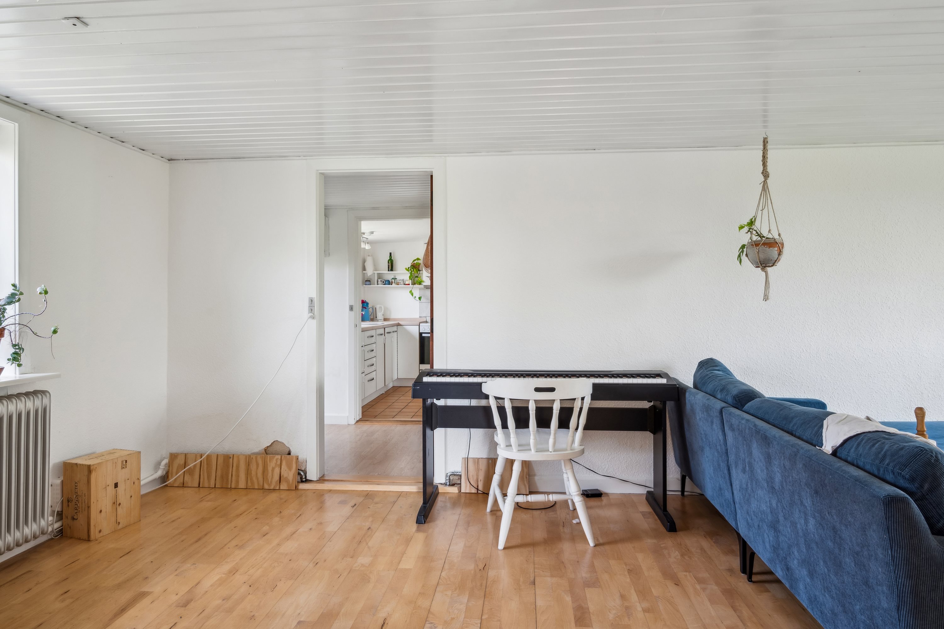 Fremhævet stue billede i fuldskærmstilstand. Billede af Gyden 7A, Jebjerg, 8870 Langå