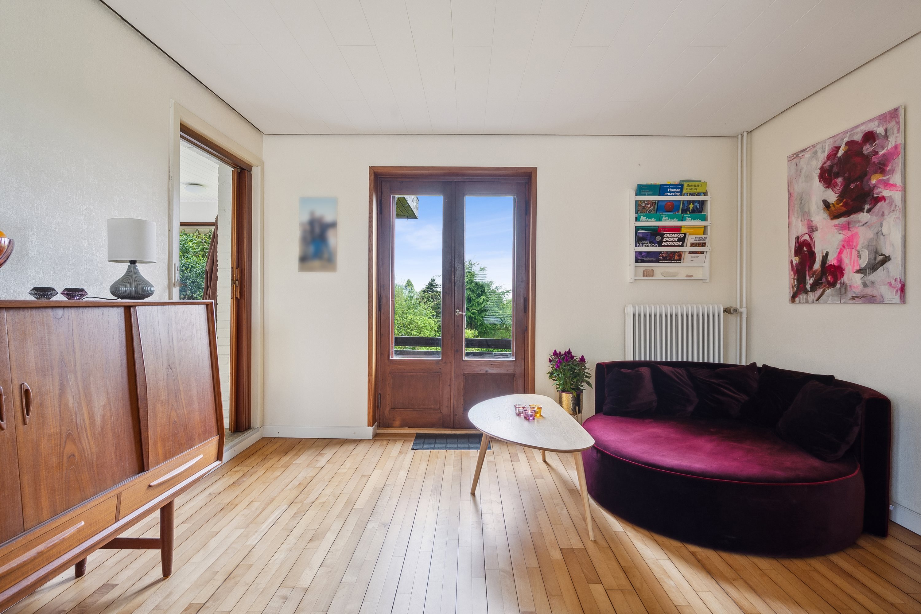 Fremhævet stue billede i fuldskærmstilstand. Billede af Randersvej 18, 9500 Hobro