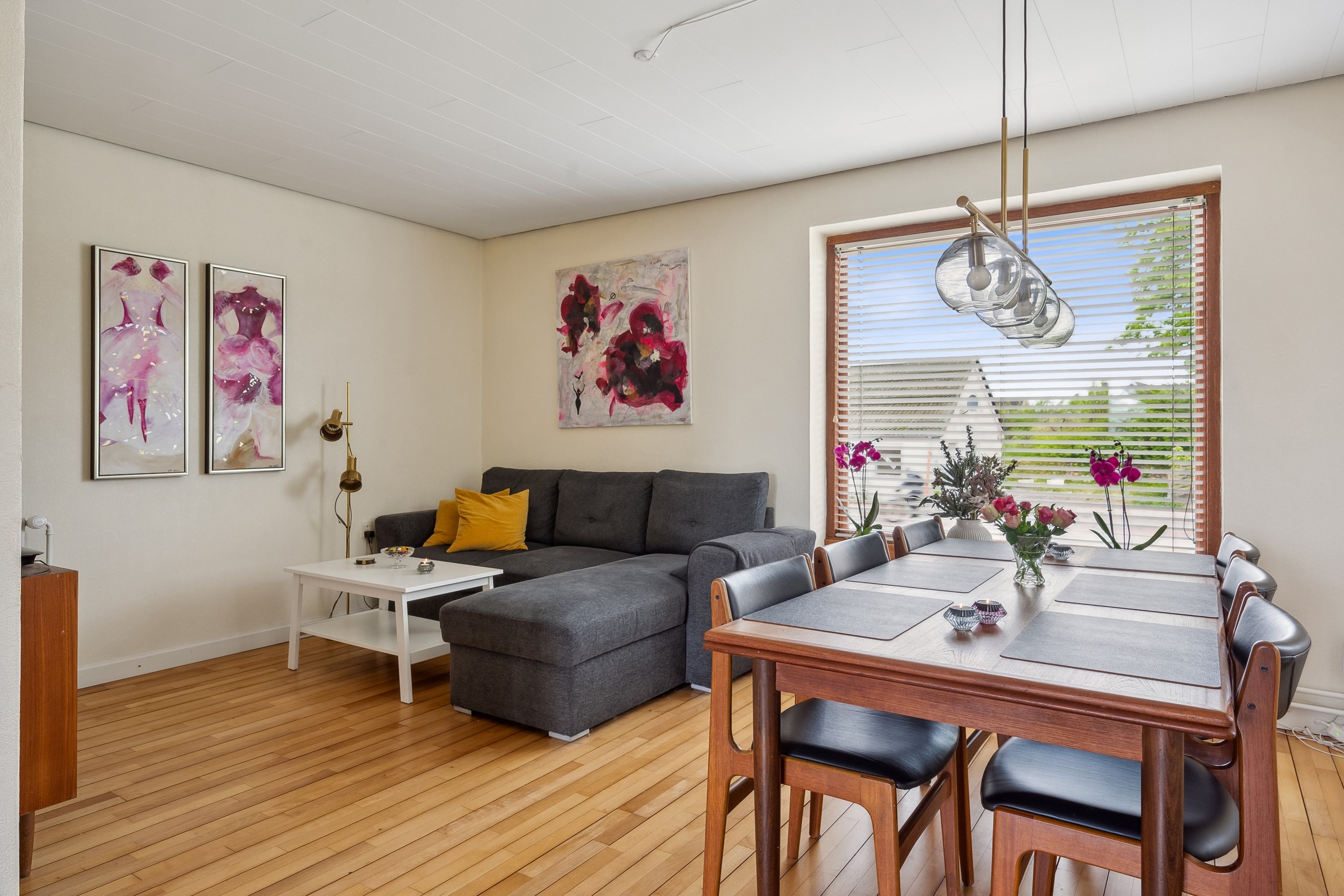 Fremhævet stue billede i fuldskærmstilstand. Billede af Randersvej 18, 9500 Hobro