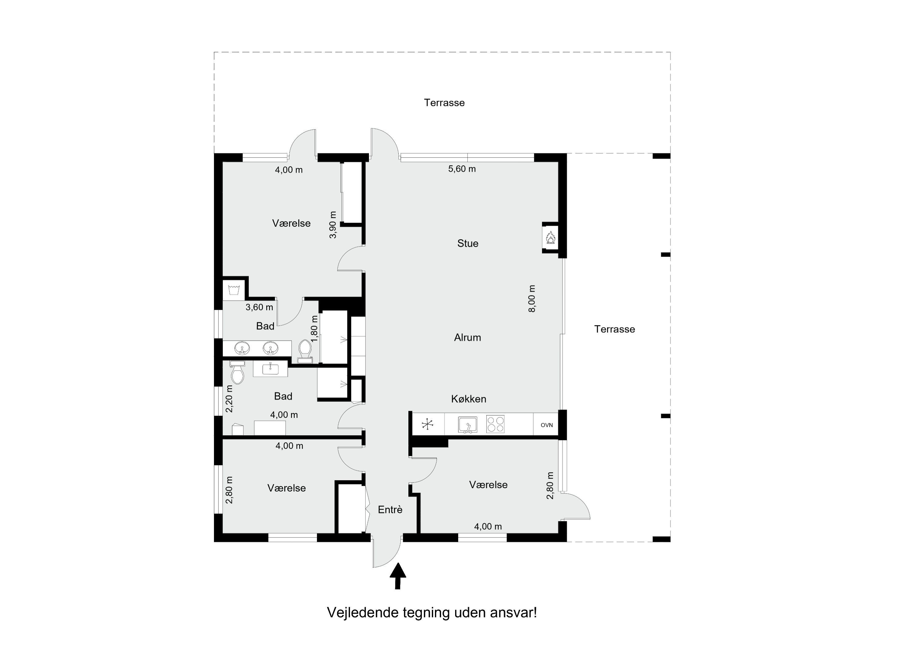 Plantegninger billede af Isfuglebakken 3, Hjarbæk, 8831 Løgstrup