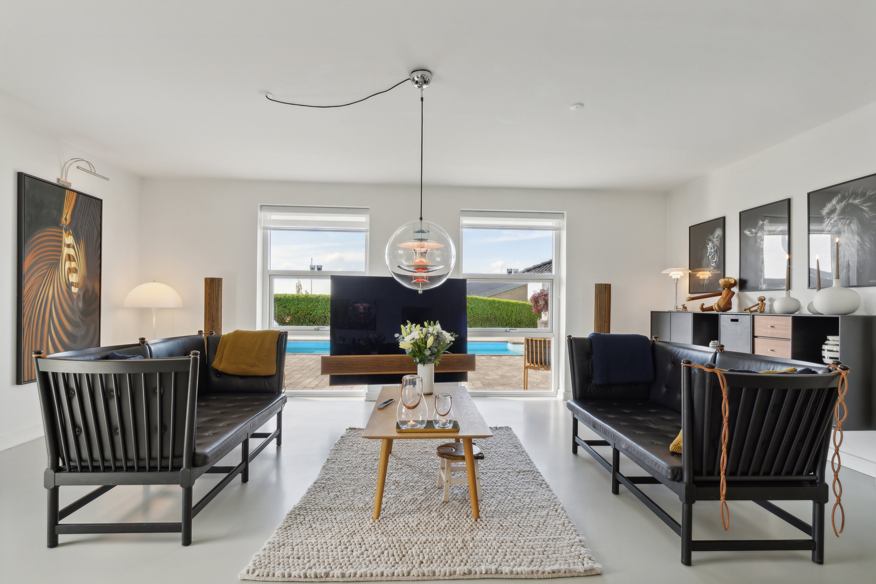 Fremhævet stue billede i fuldskærmstilstand. Billede af Brunbjergparken 89, Løjt Kirkeby, 6200 Aabenraa