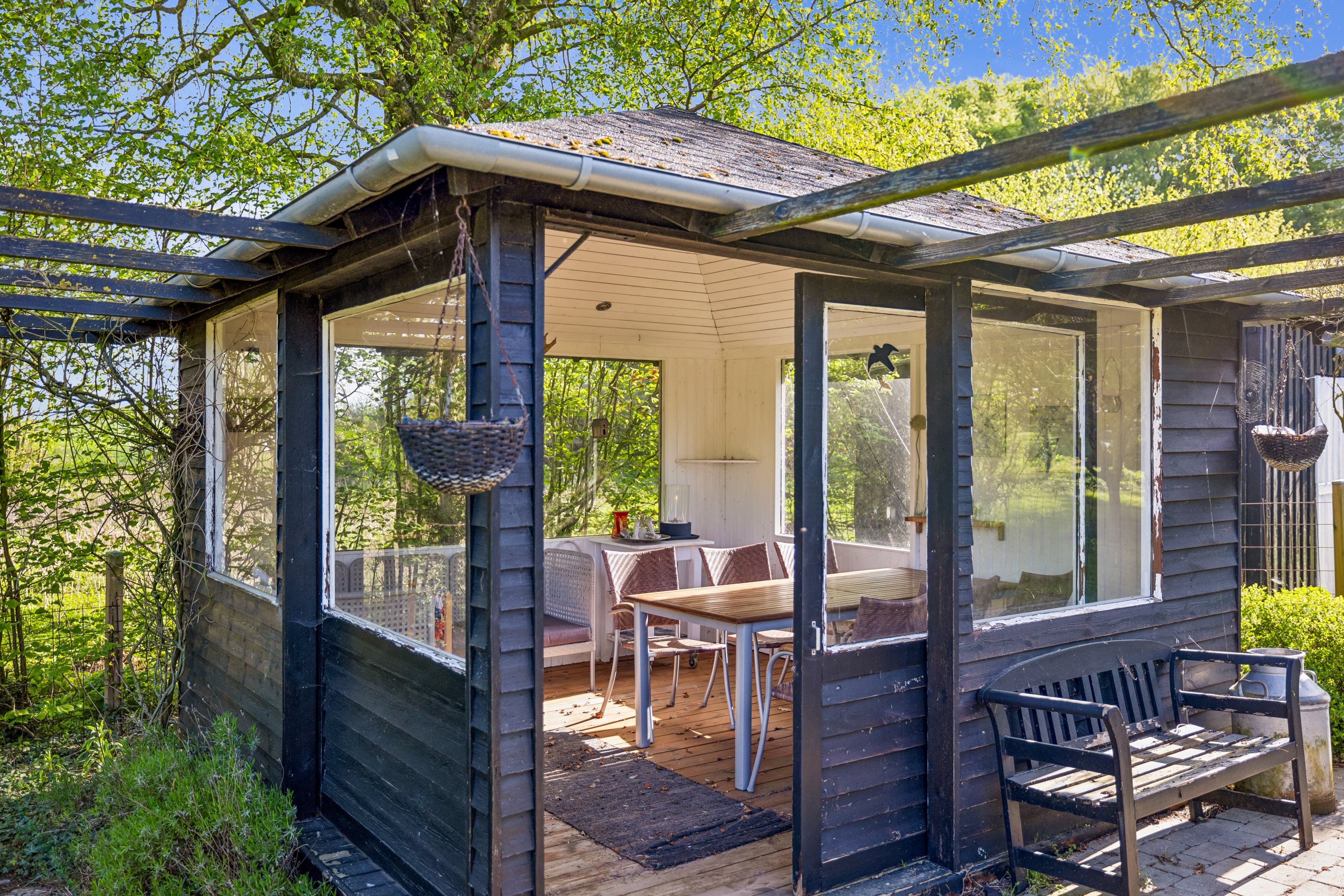 Fremhævet terrasse billede i fuldskærmstilstand. Billede af Troldemoseled 4, Ålsbo, 5560 Aarup