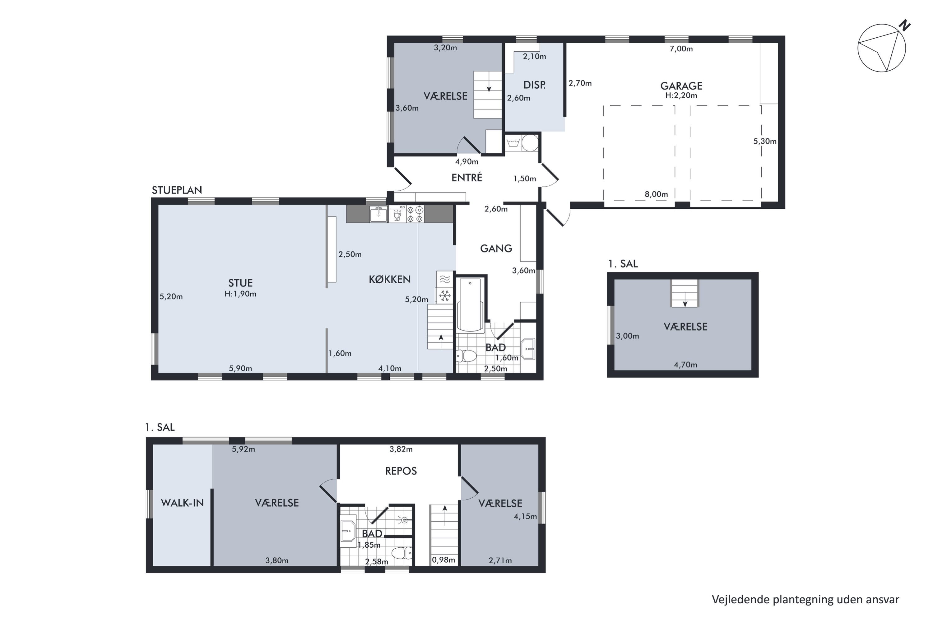 Plantegninger billede af Troldemoseled 4, Ålsbo, 5560 Aarup