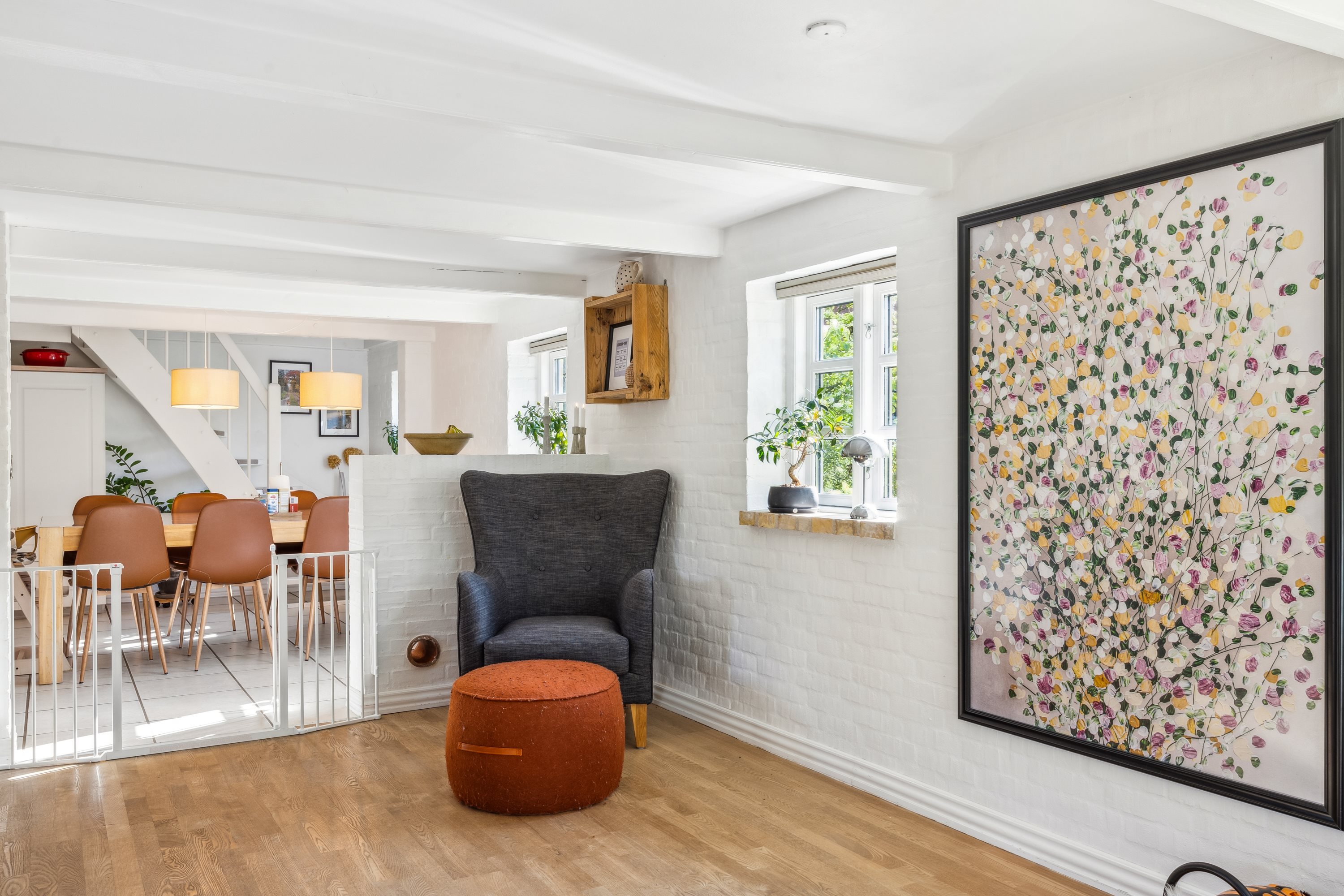 Fremhævet stue billede i fuldskærmstilstand. Billede af Troldemoseled 4, Ålsbo, 5560 Aarup