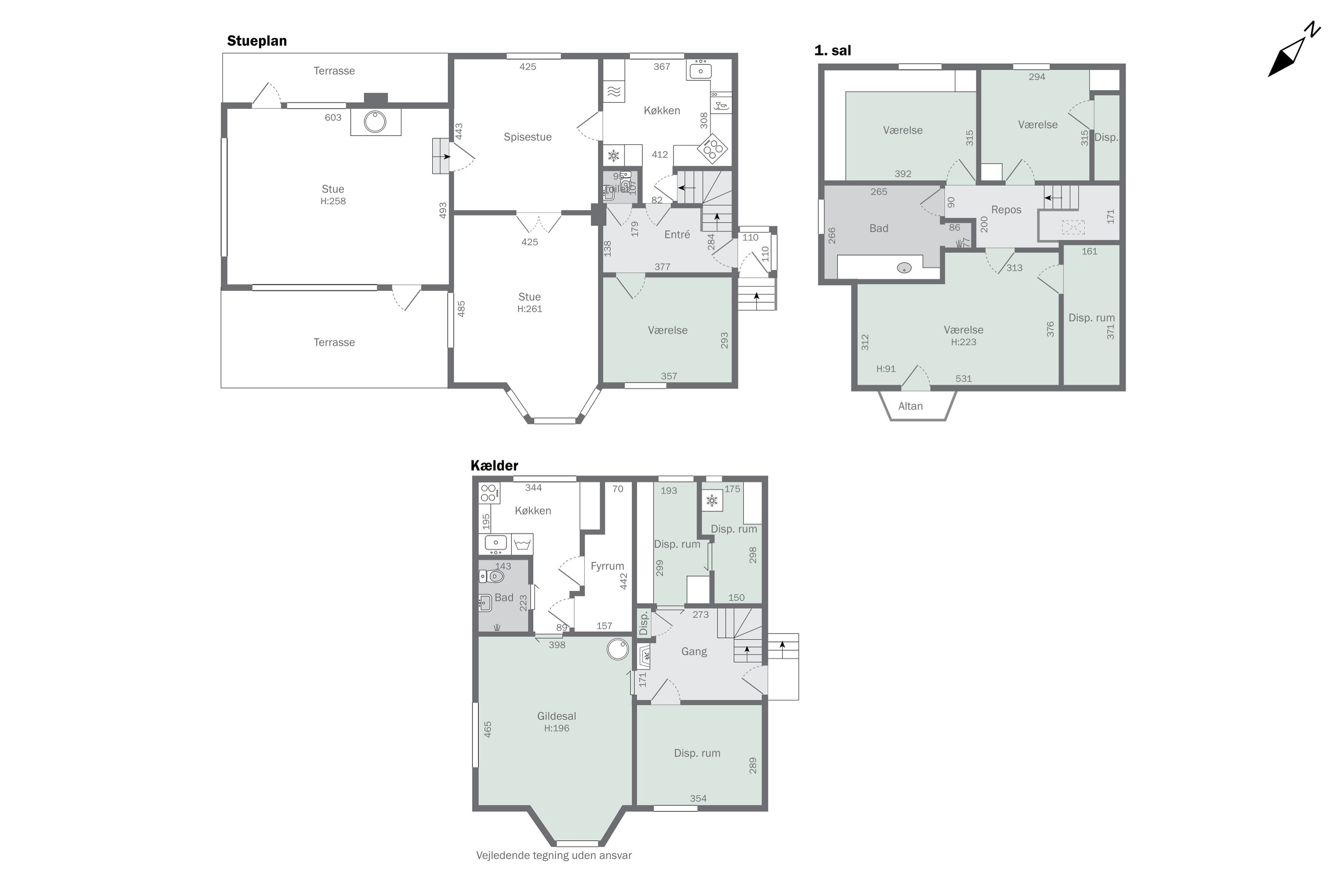 Plantegninger billede af Nyledsbakken 40, 4500 Nykøbing Sj