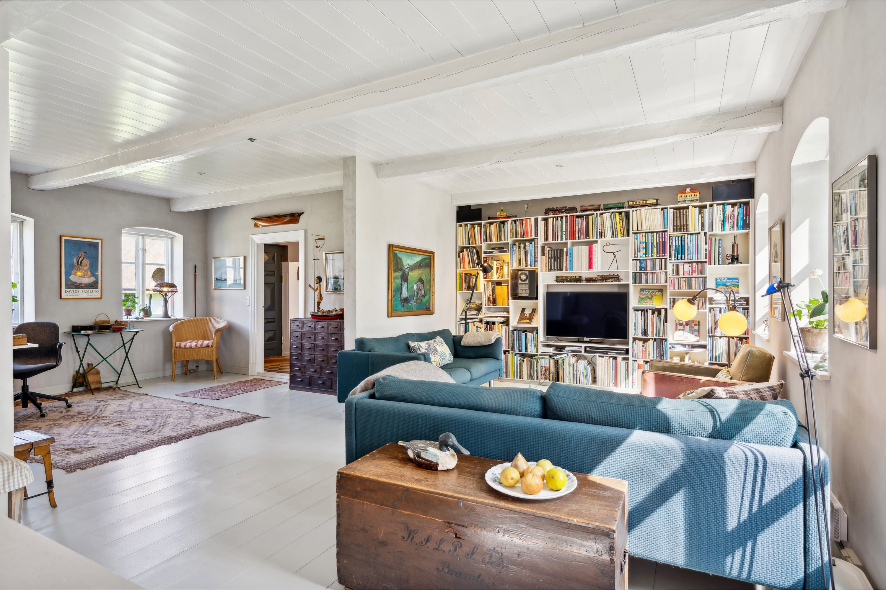 Fremhævet stue billede i fuldskærmstilstand. Billede af Lindhøjvej 6, Begtrup, 8420 Knebel