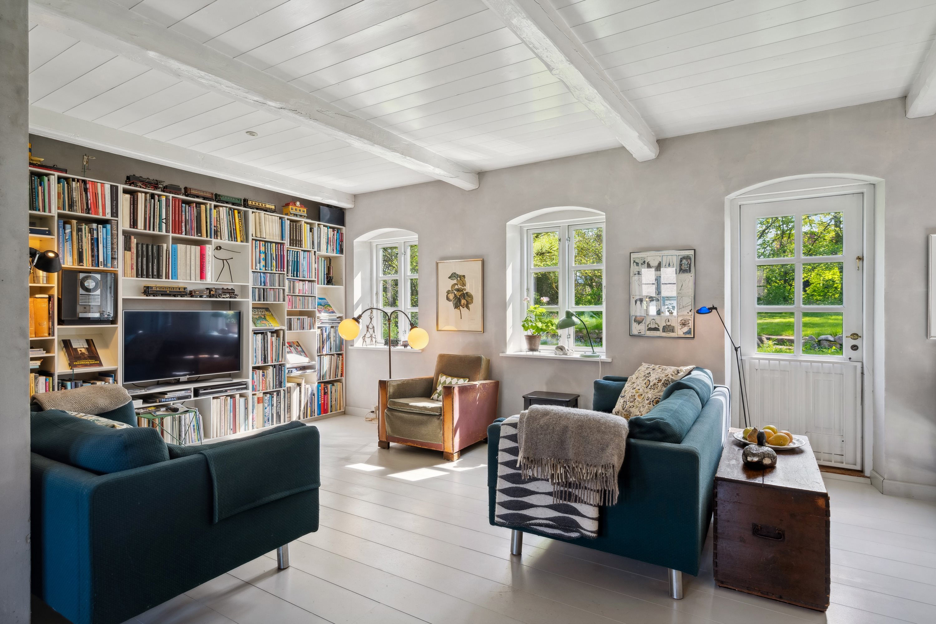 Fremhævet stue billede i fuldskærmstilstand. Billede af Lindhøjvej 6, Begtrup, 8420 Knebel