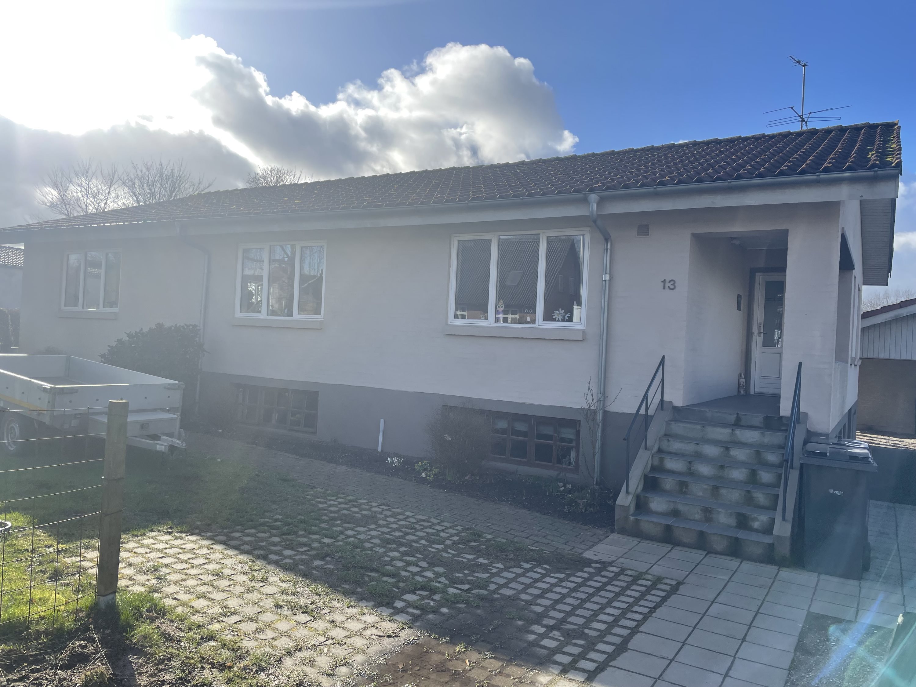 Fremhævet andet billede i fuldskærmstilstand. Billede af Vindelevvej 13, Vindelev, 7300 Jelling