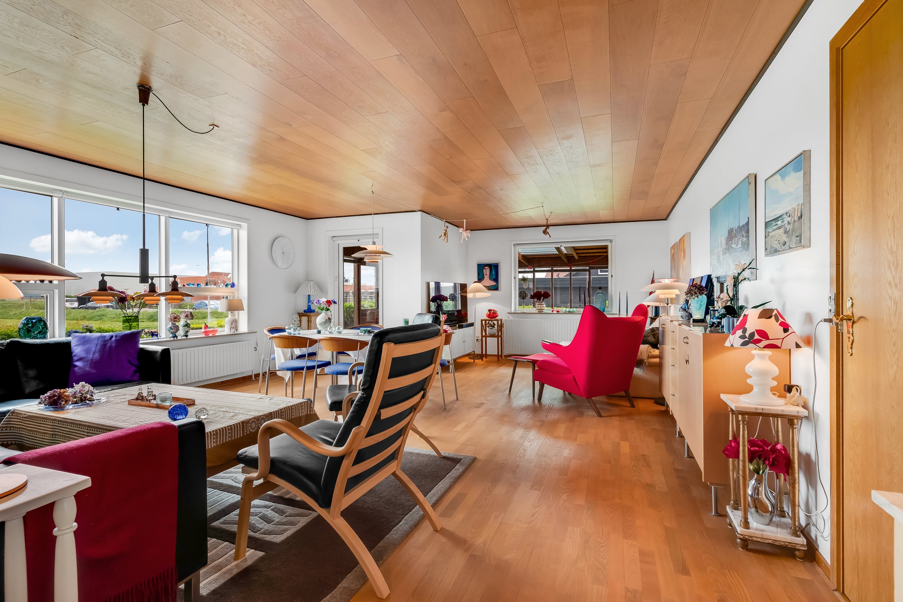 Fremhævet stue billede i fuldskærmstilstand. Billede af Anholtvej 2, 7680 Thyborøn