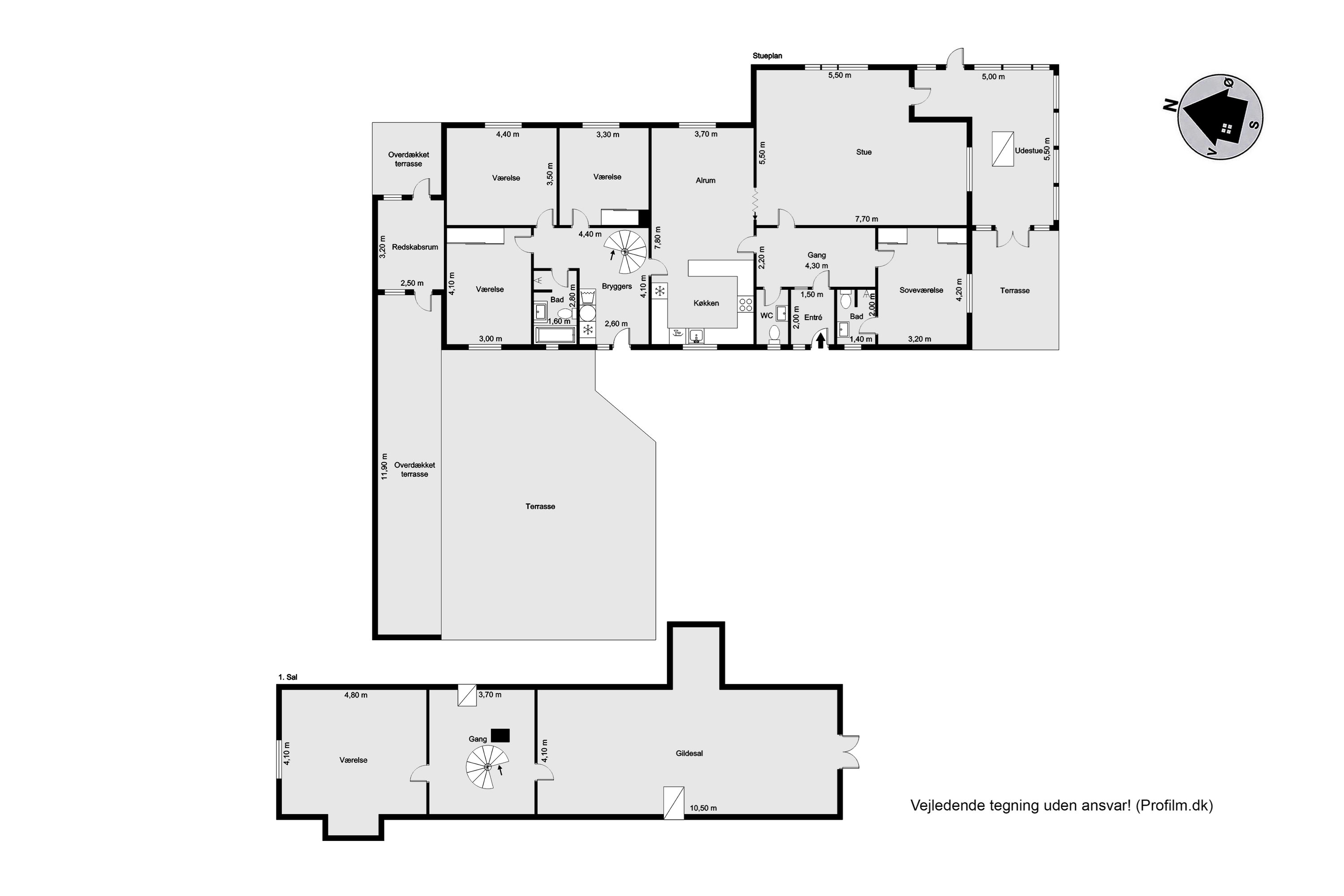 Plantegninger billede af Anholtvej 2, 7680 Thyborøn