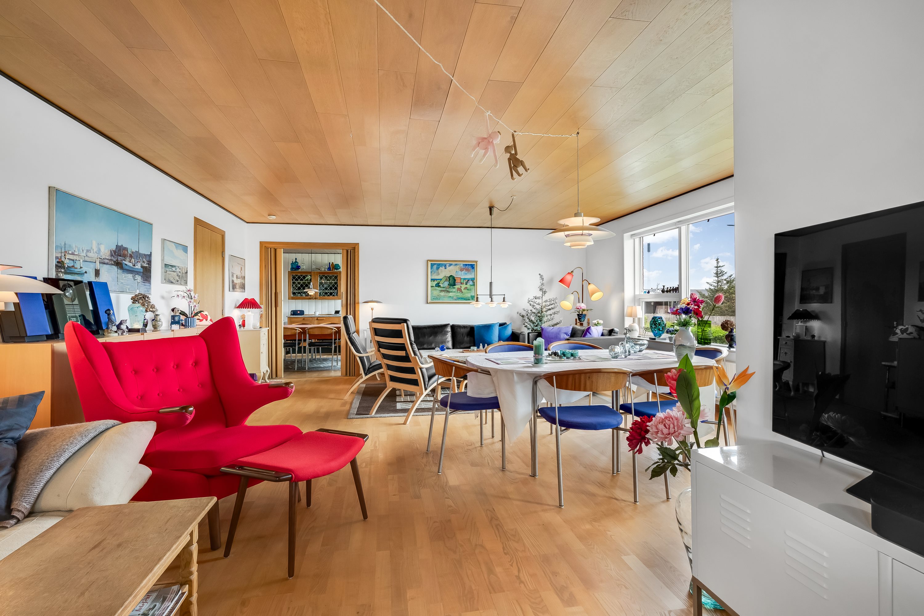 Fremhævet stue billede i fuldskærmstilstand. Billede af Anholtvej 2, 7680 Thyborøn