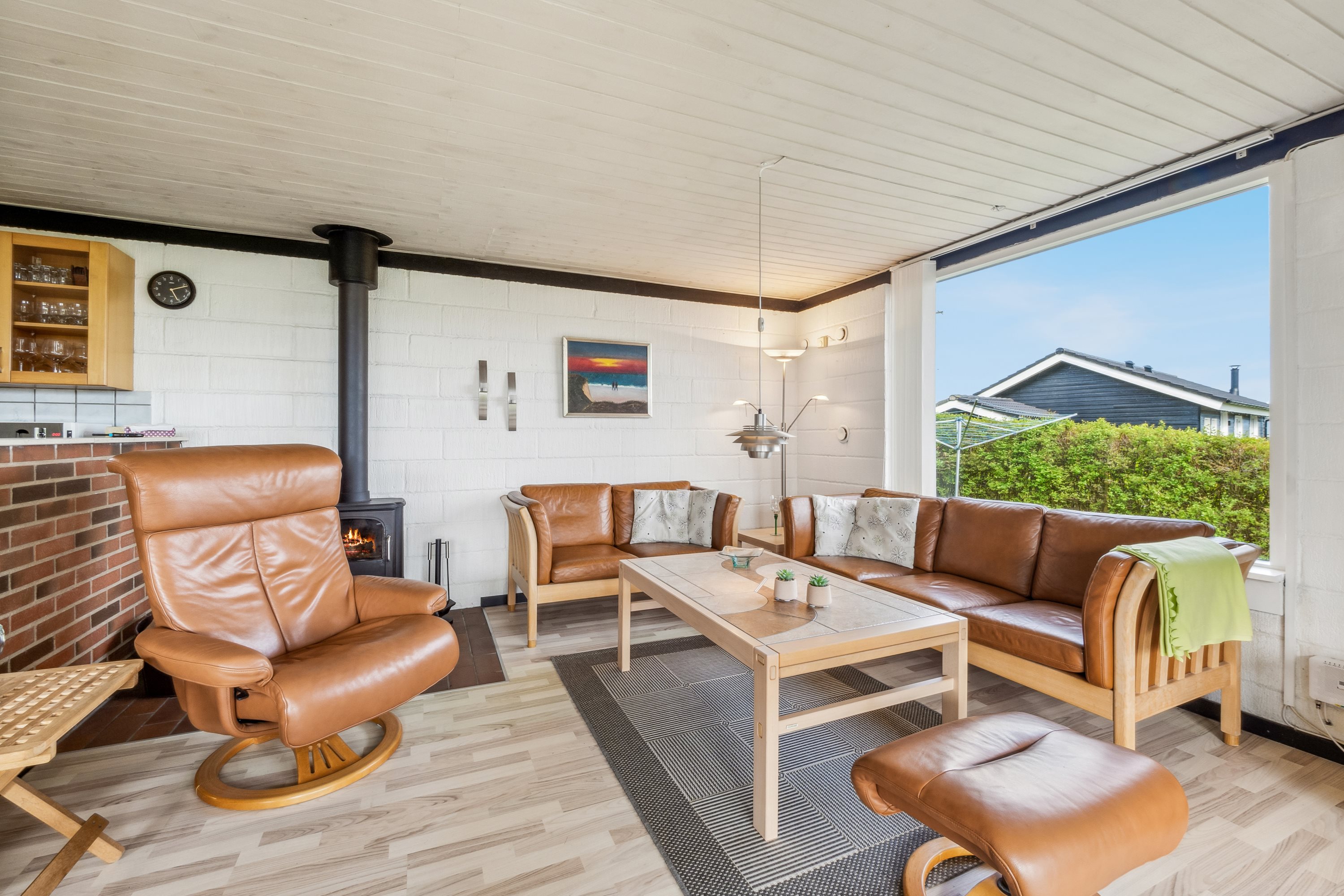 Fremhævet stue billede i fuldskærmstilstand. Billede af Markvej 15, Eskov, 7870 Roslev